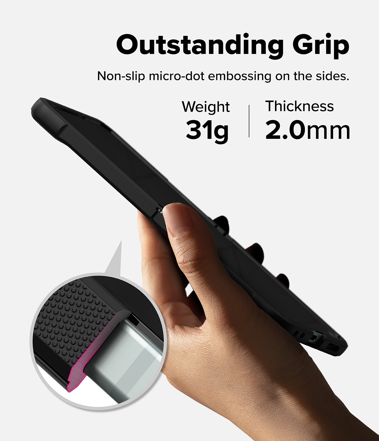 Onyx Magnetic Case Samsung Galaxy Z Flip 7 Black