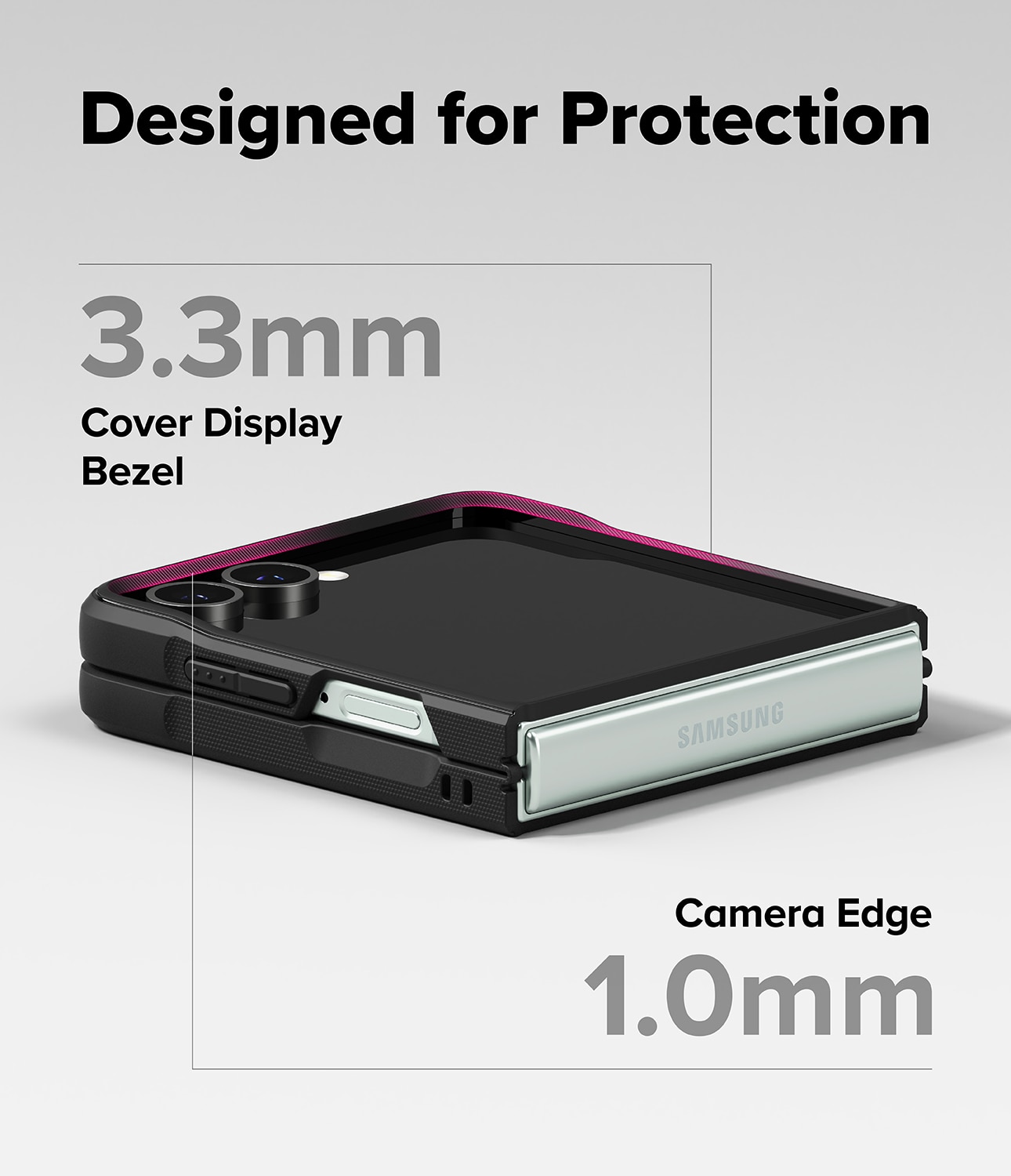 Onyx Magnetic Case Samsung Galaxy Z Flip 7 Black