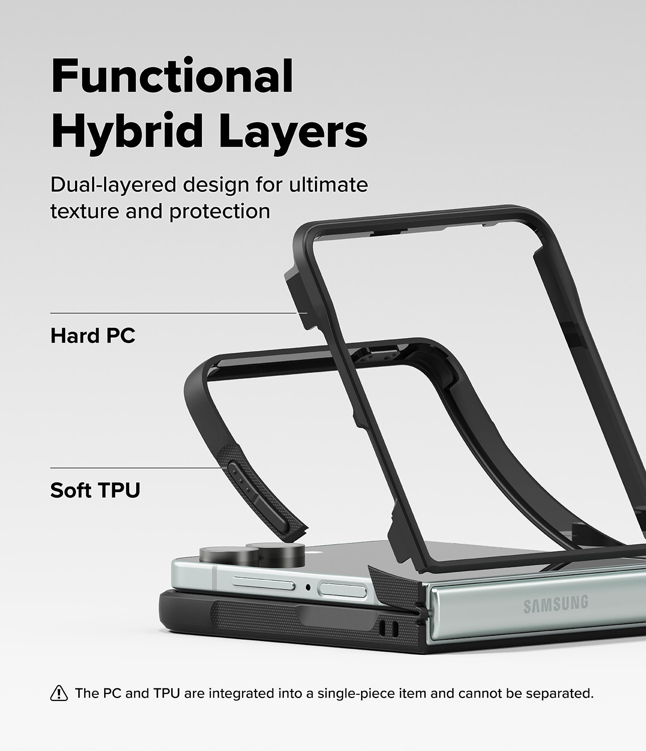 Onyx Magnetic Case Samsung Galaxy Z Flip 7 Black