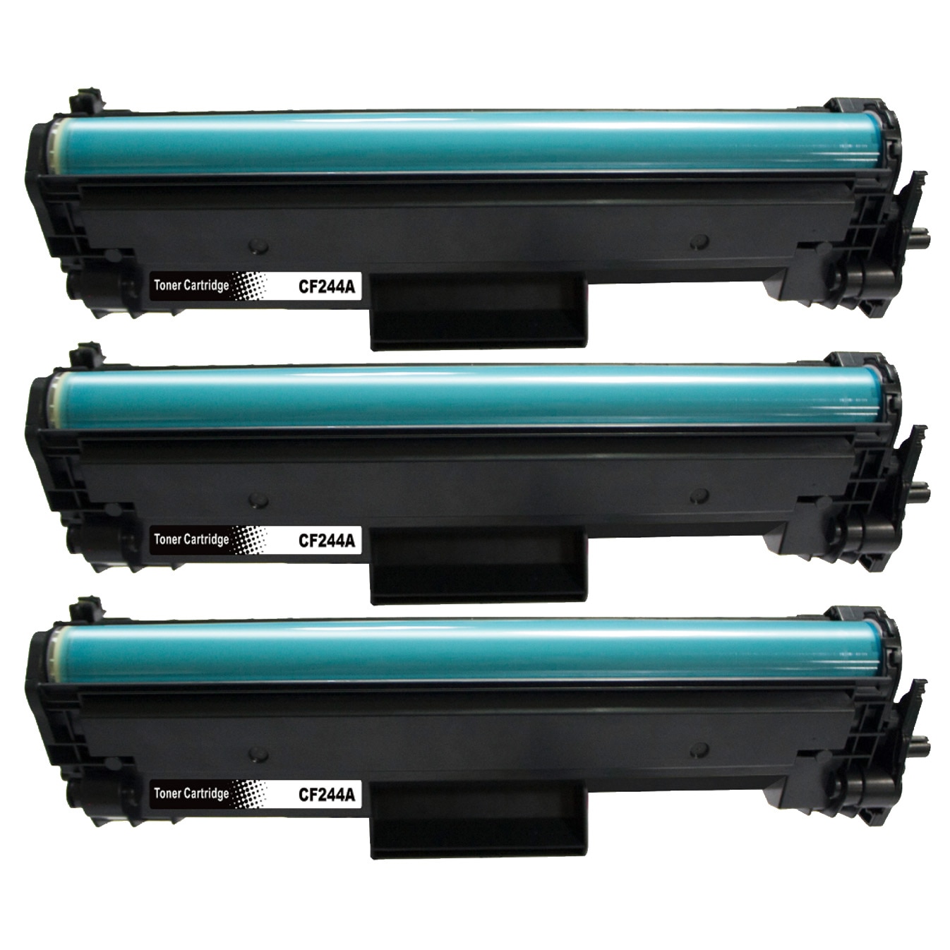 3-pack Kompatibel svart toner - ersätter HP 44A / CF244A - 1000 sidor