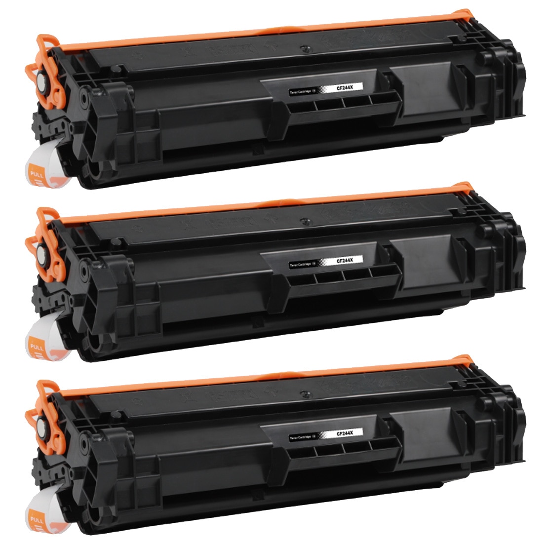 3-pack Kompatibel svart toner - ersätter HP 44X / CF244X - 2000 sidor