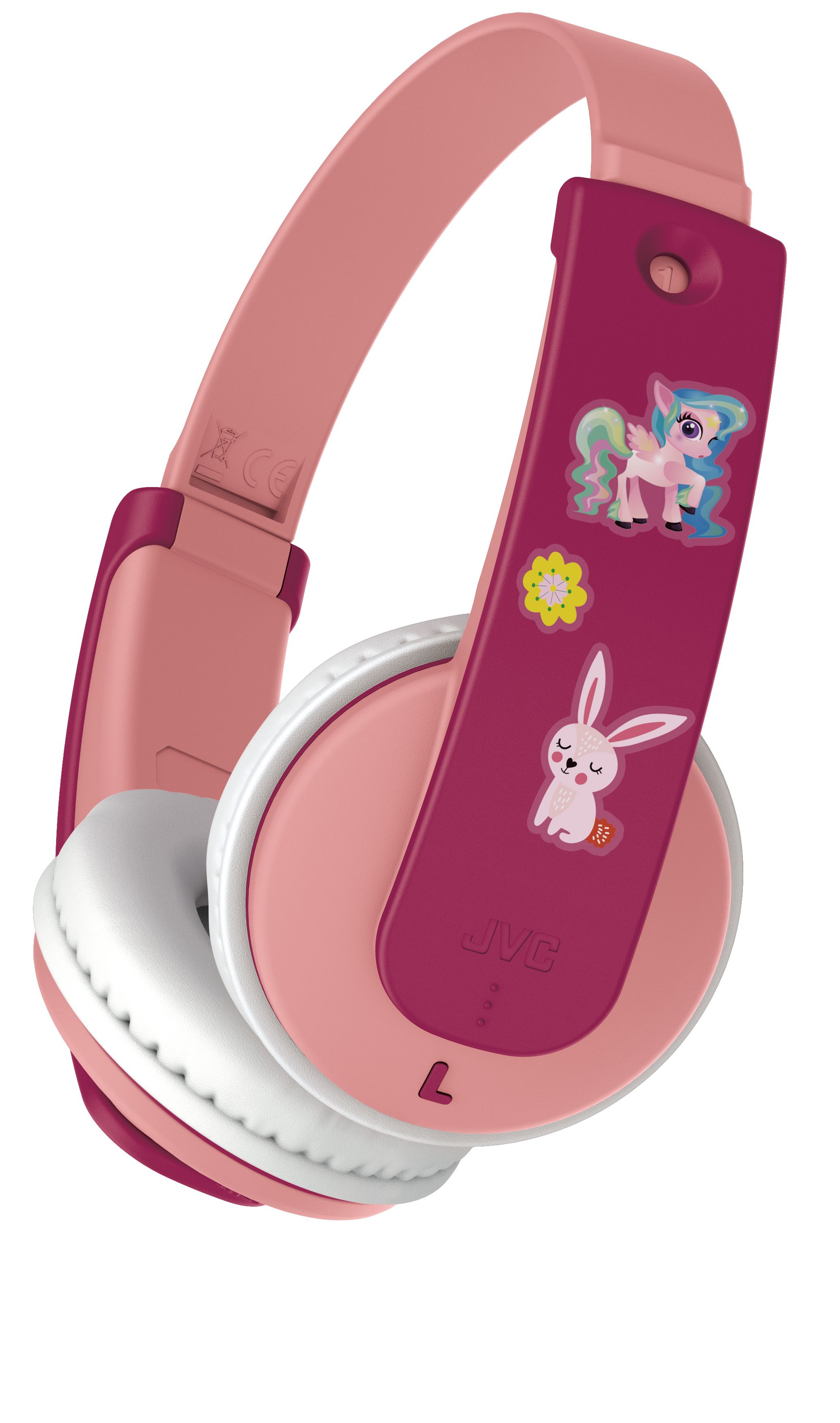 Tinyphones On-Ear Wireless Barnhörlurar rosa