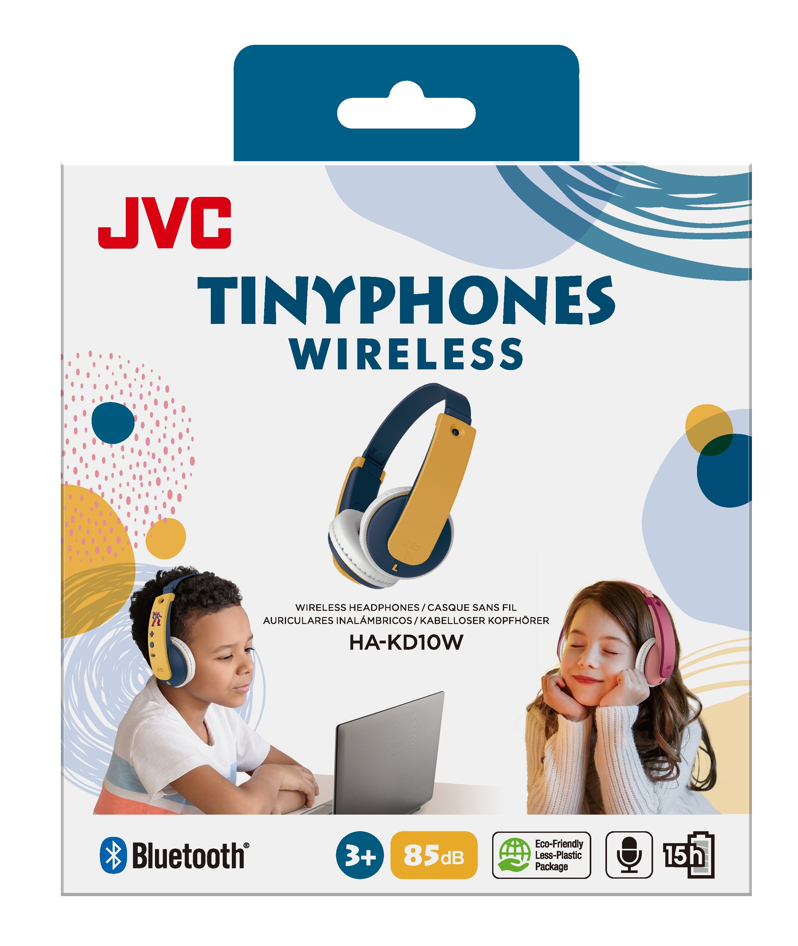 Tinyphones On-Ear Wireless Barnhörlurar gul