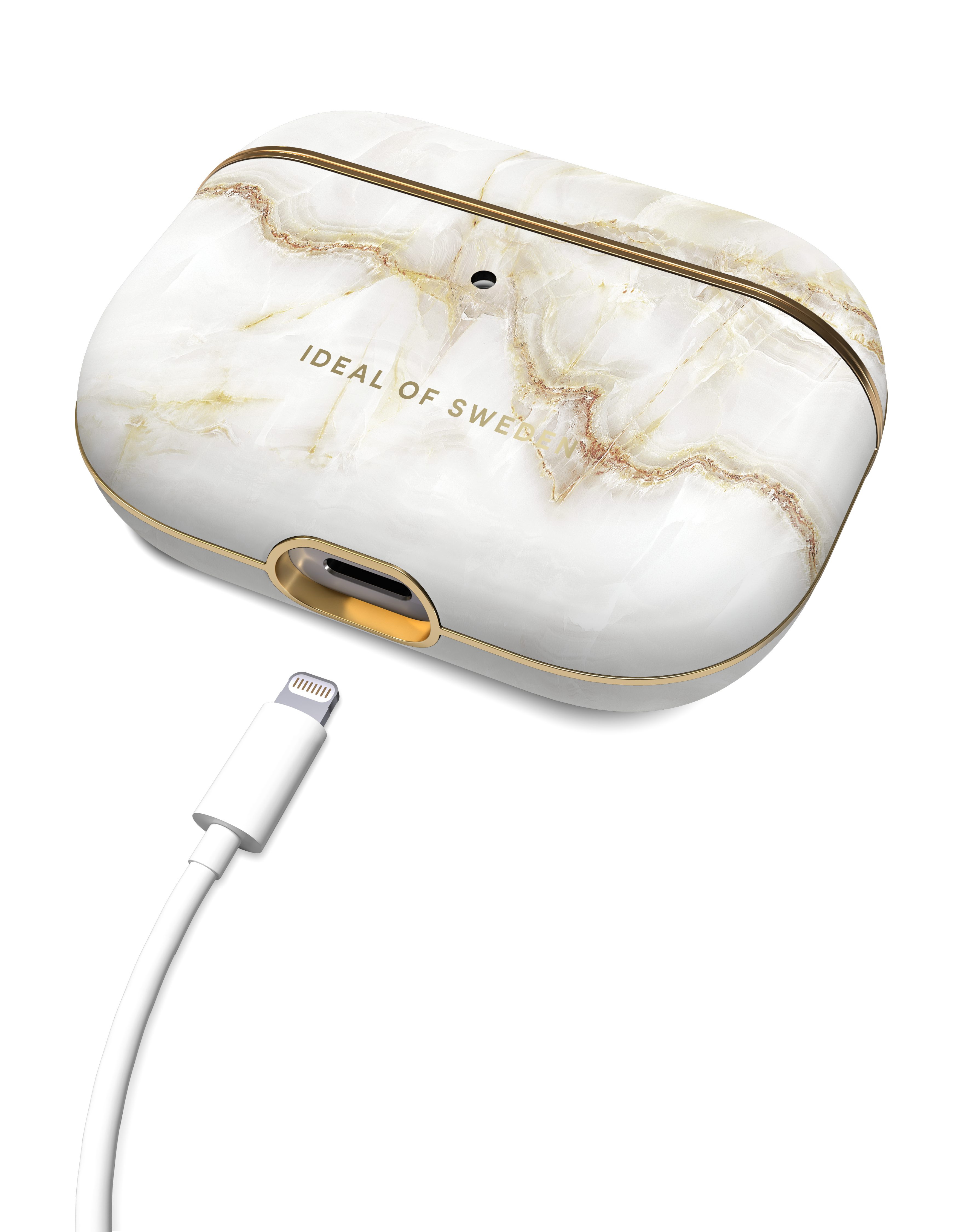 Fashion Case Apple AirPods Pro Golden Pearl Marble