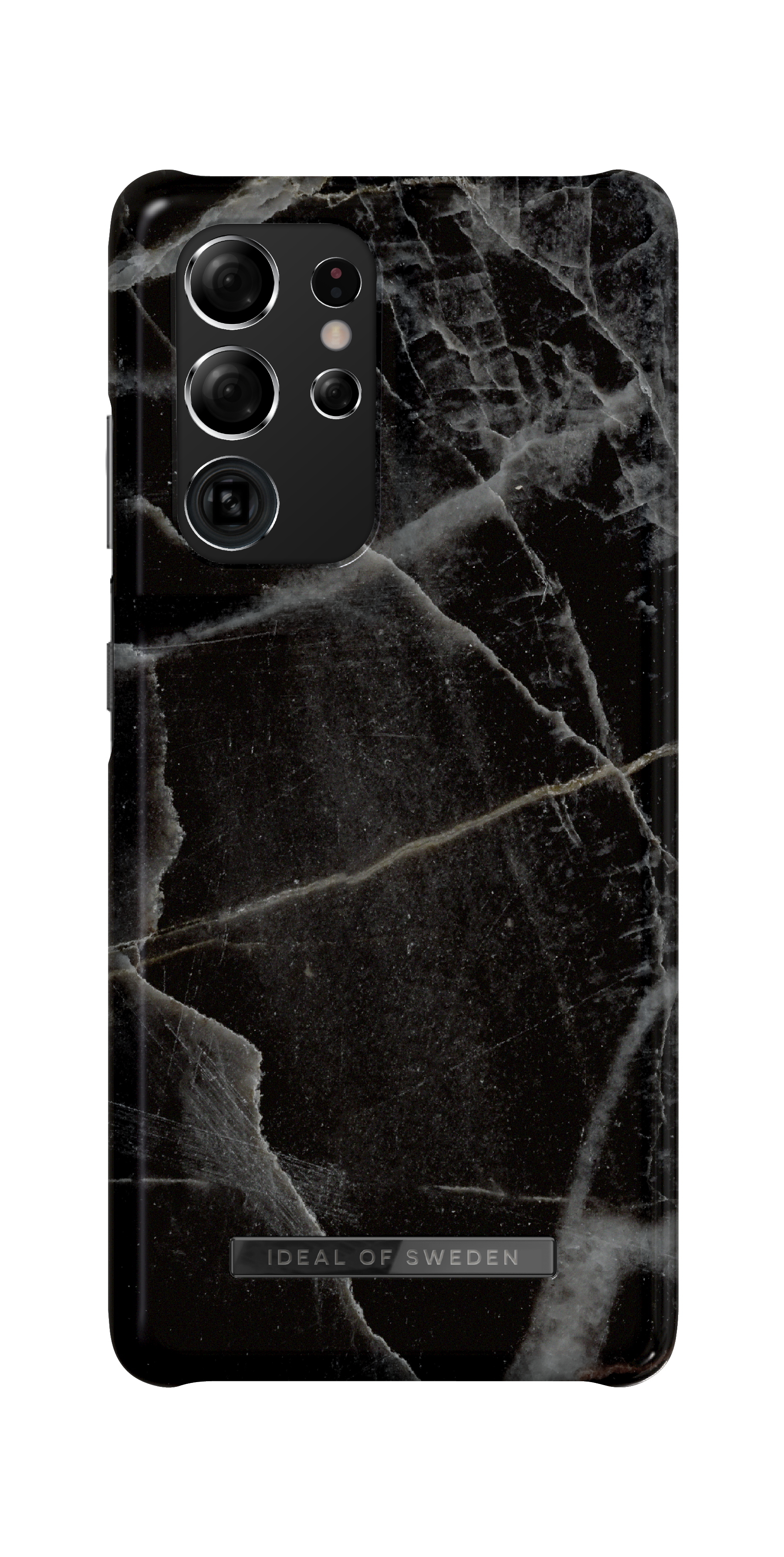 Fashion Case Galaxy S22 Ultra Black Thunder Marble