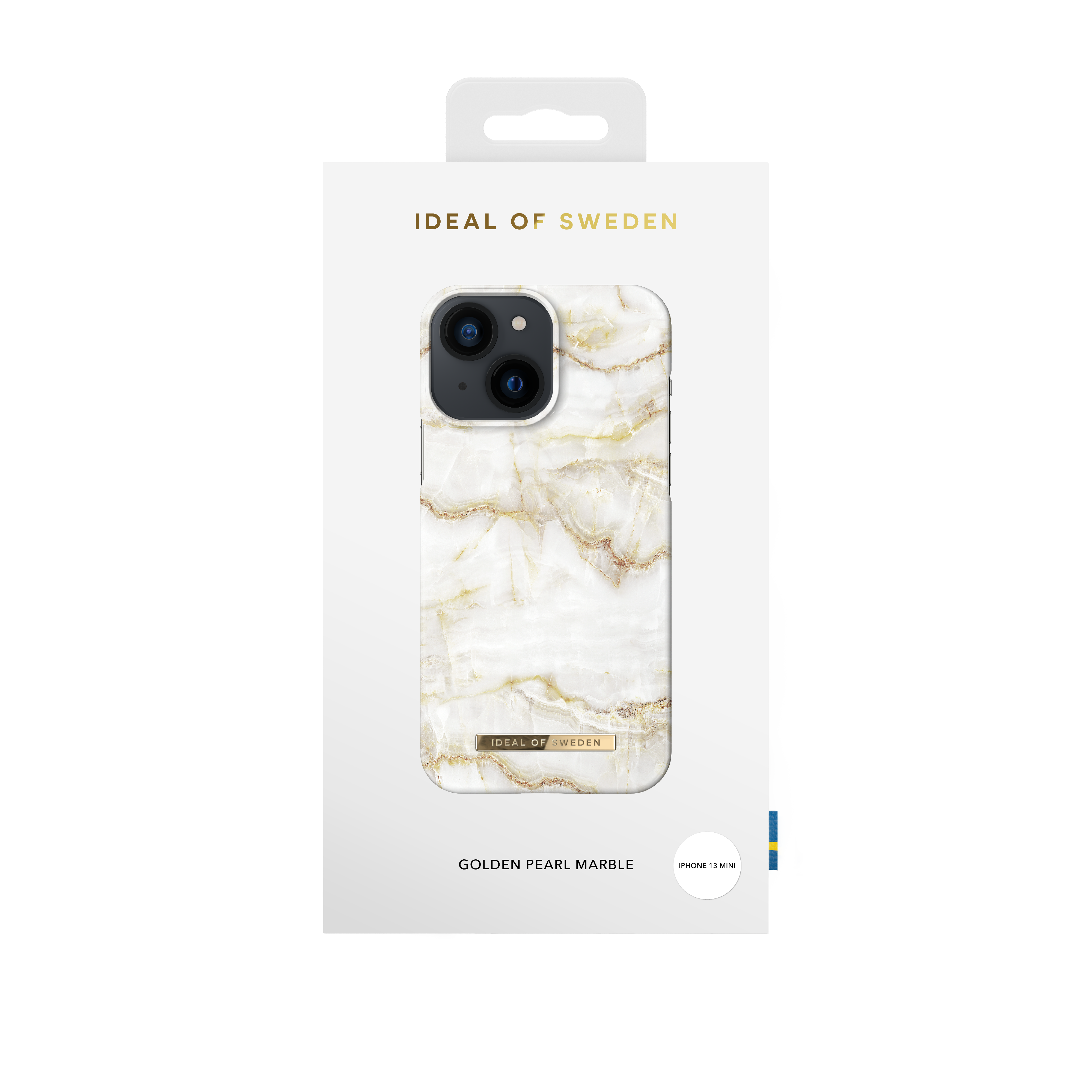 Fashion Case iPhone 13 Mini Golden Pearl Marble