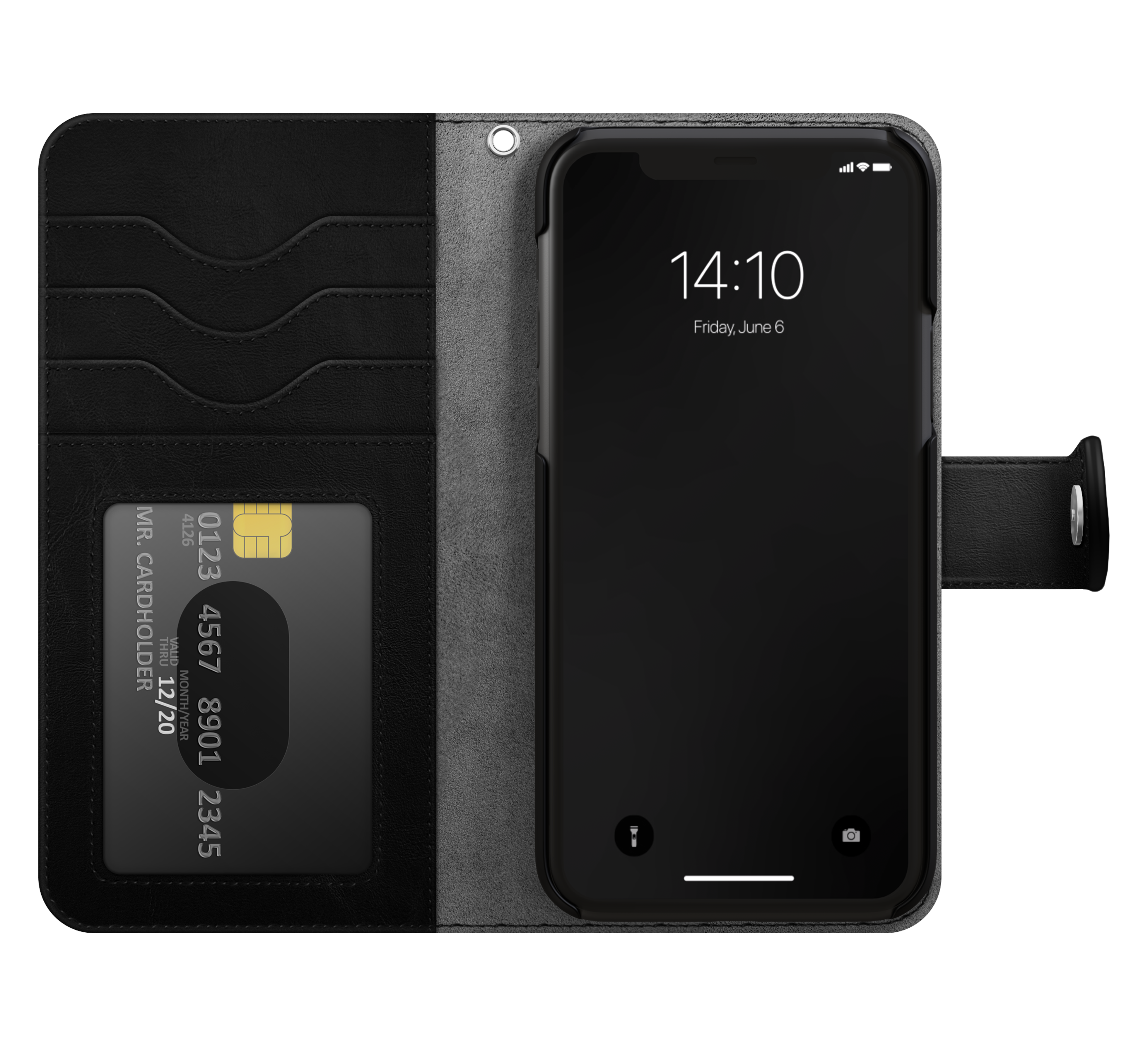 Magnet Wallet+ iPhone 12 Mini Black