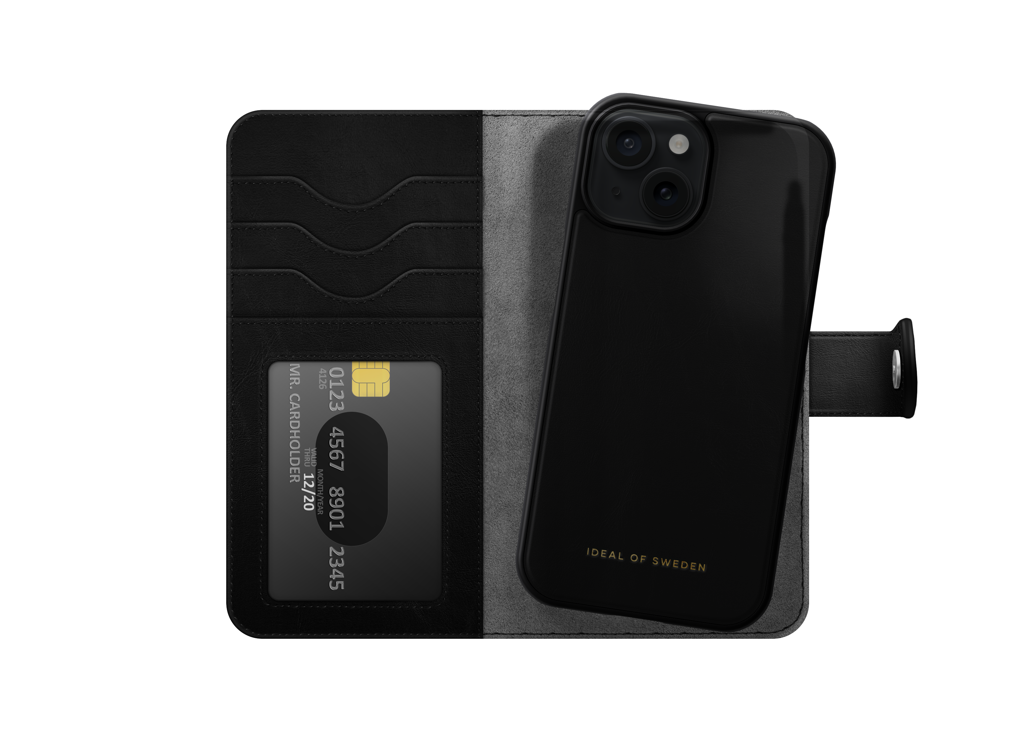 Magnet Wallet+ iPhone 15 Black