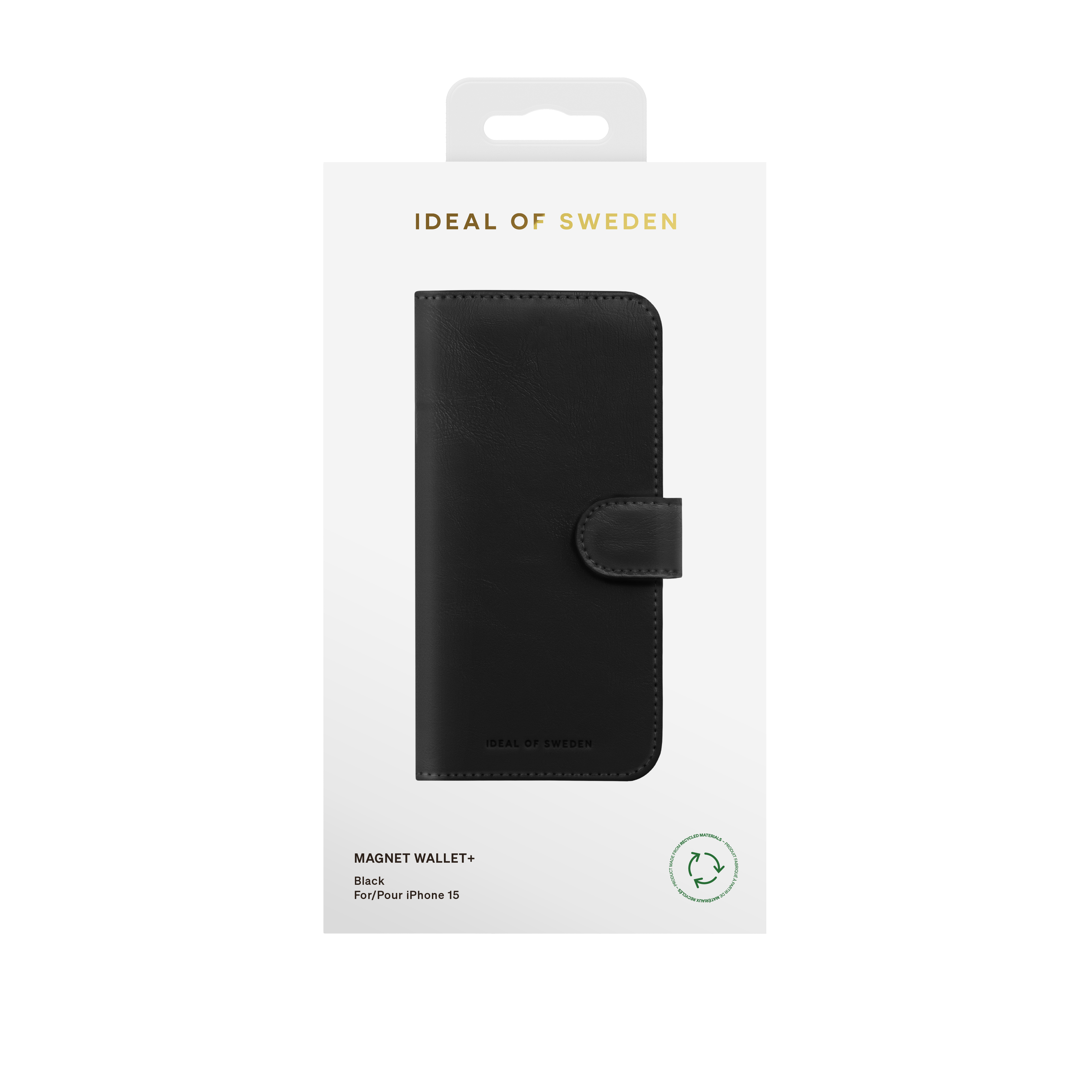 Magnet Wallet+ iPhone 15 Black