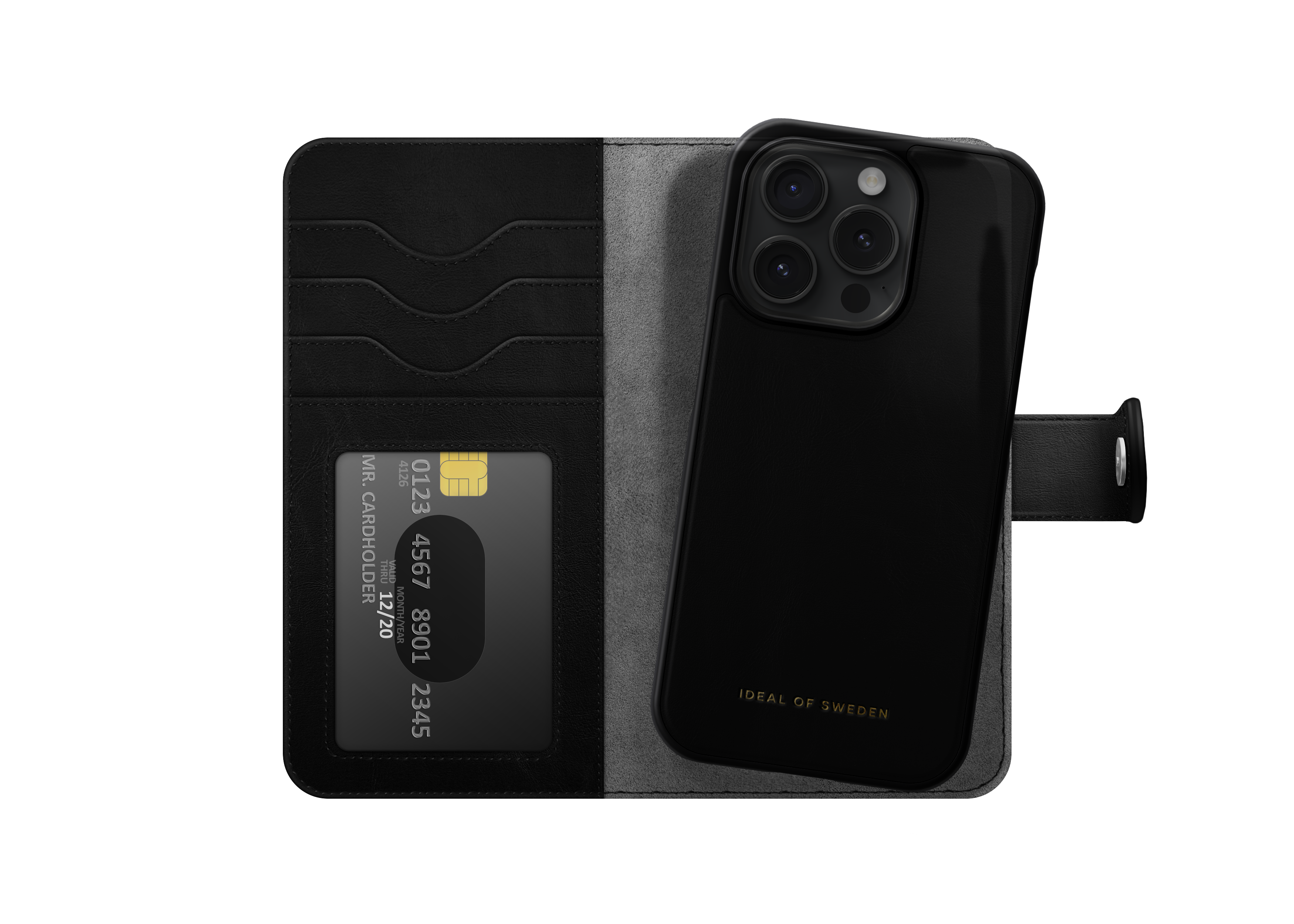 Magnet Wallet+ iPhone 15 Pro Black