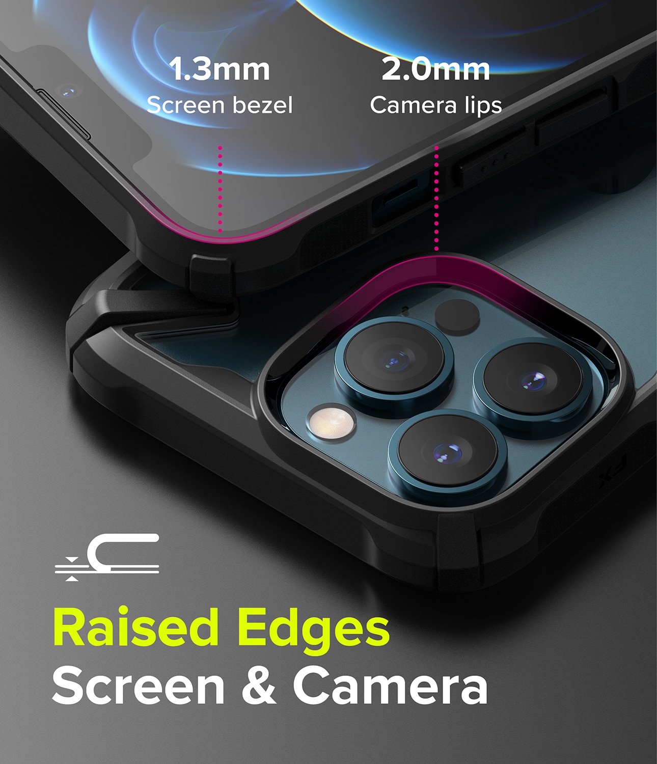 Fusion X Case Apple iPhone 13 Pro Max Svart