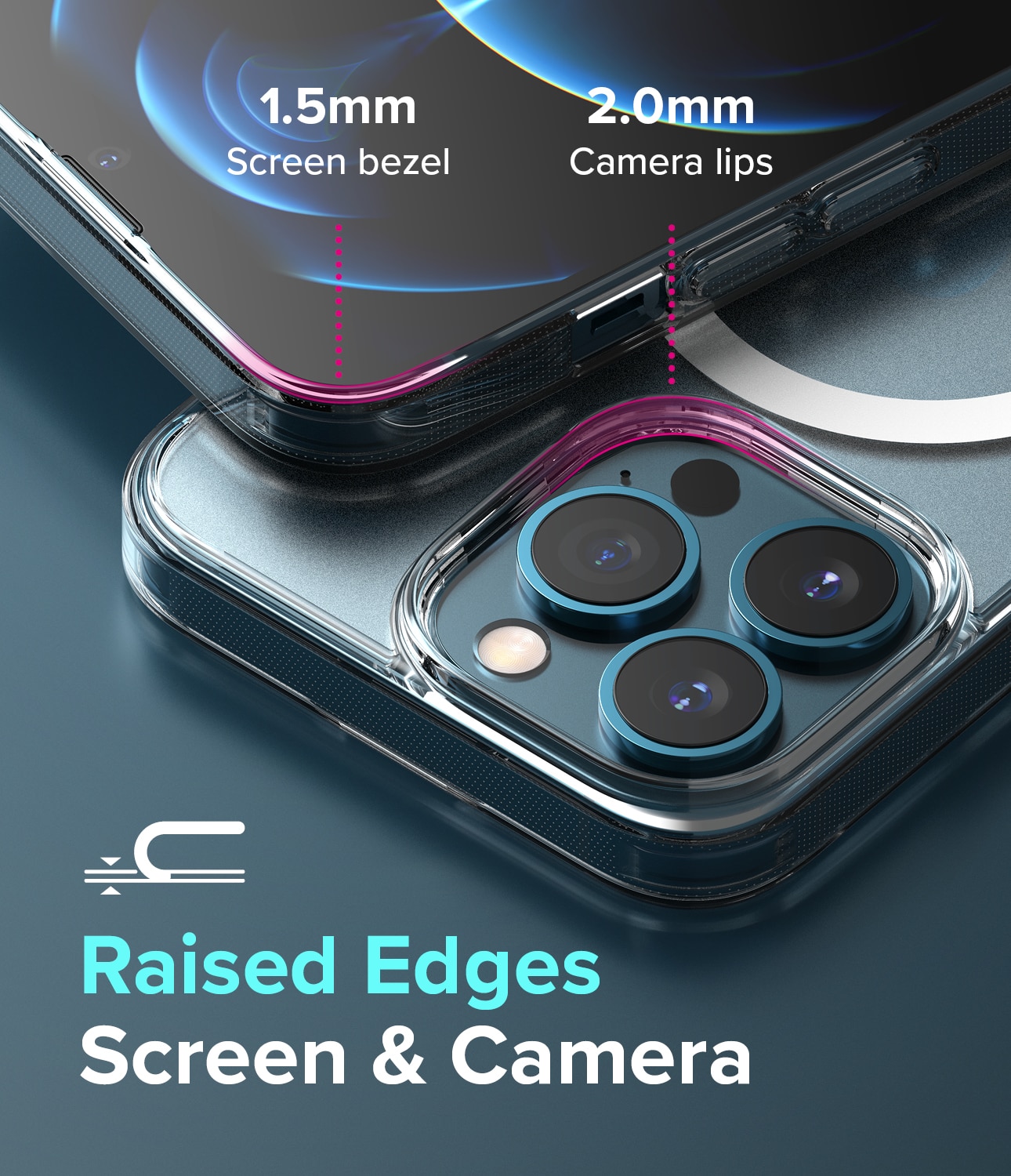 Fusion Magnetic Case iPhone 13 Pro Matte Clear