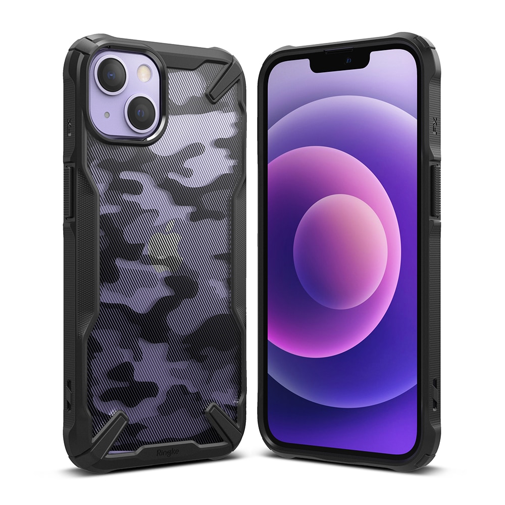 Fusion X Design Case iPhone 13 Camo Black