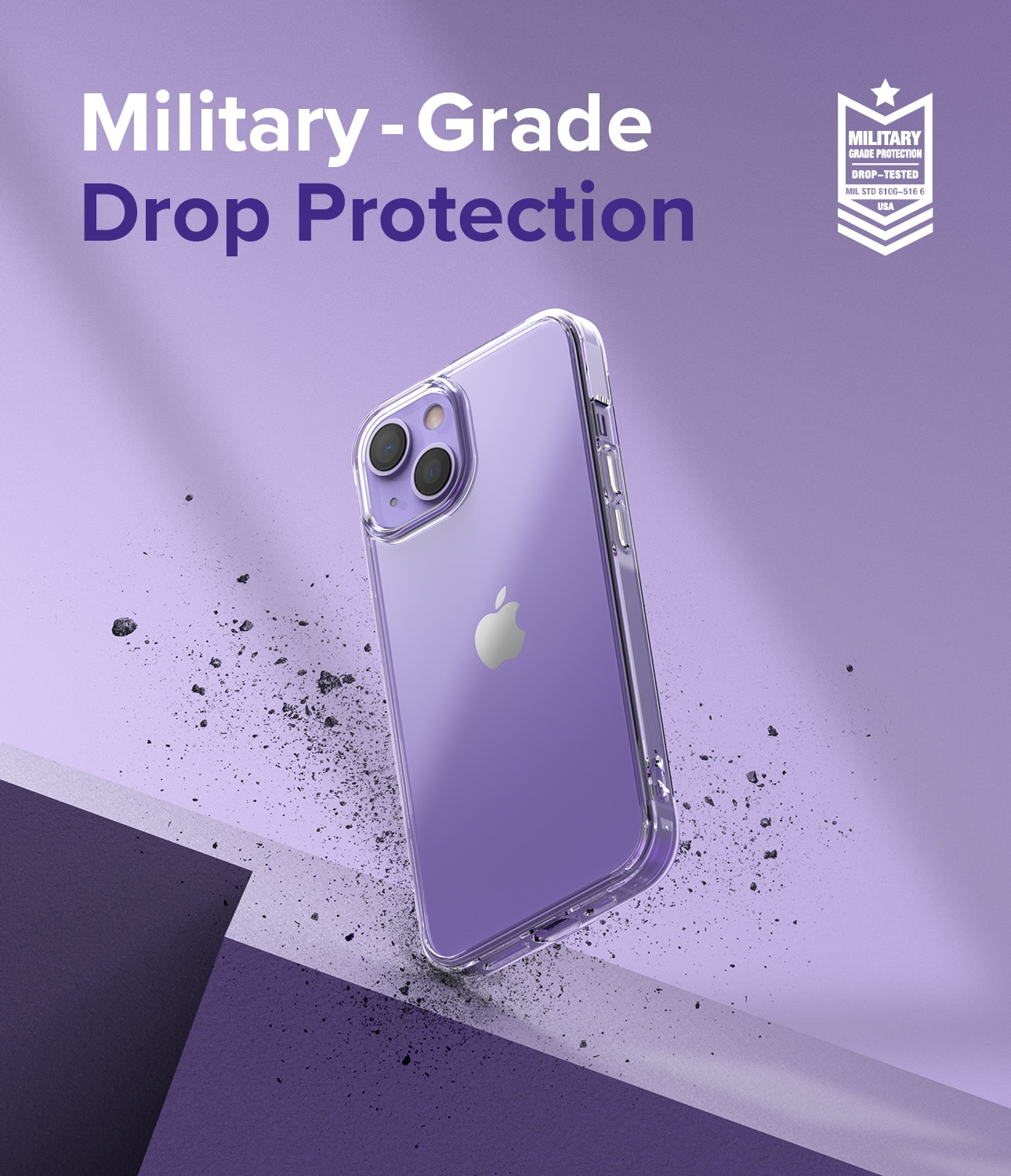 Fusion Case iPhone 13 Genomskinlig
