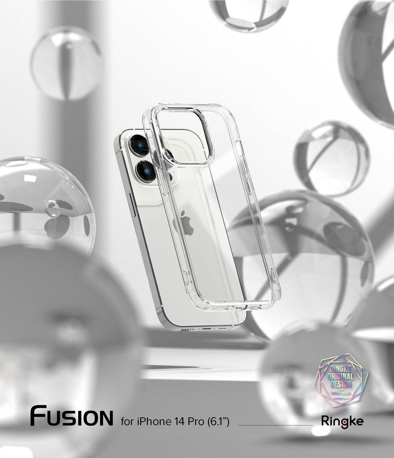 Fusion Case iPhone 14 Pro Genomskinlig