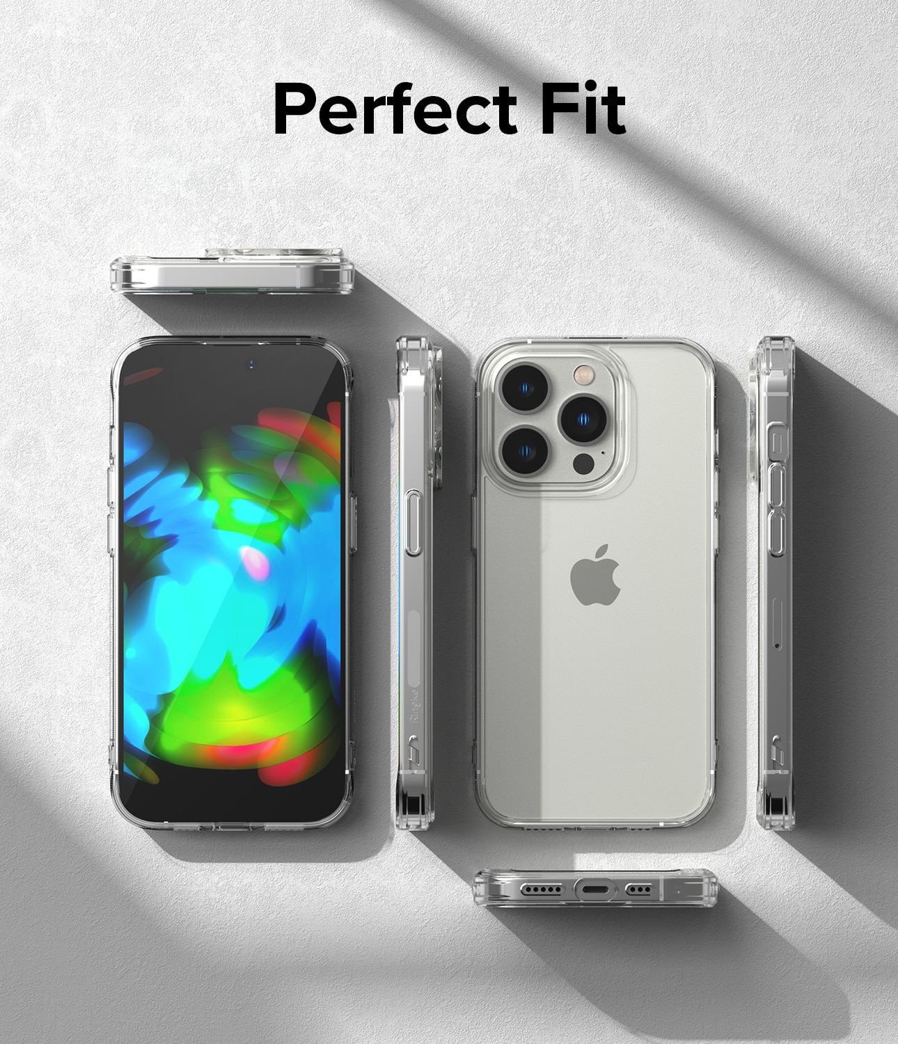 Komplett Kit iPhone 14 Pro Max Skal, Skärmskydd och Kameraskydd