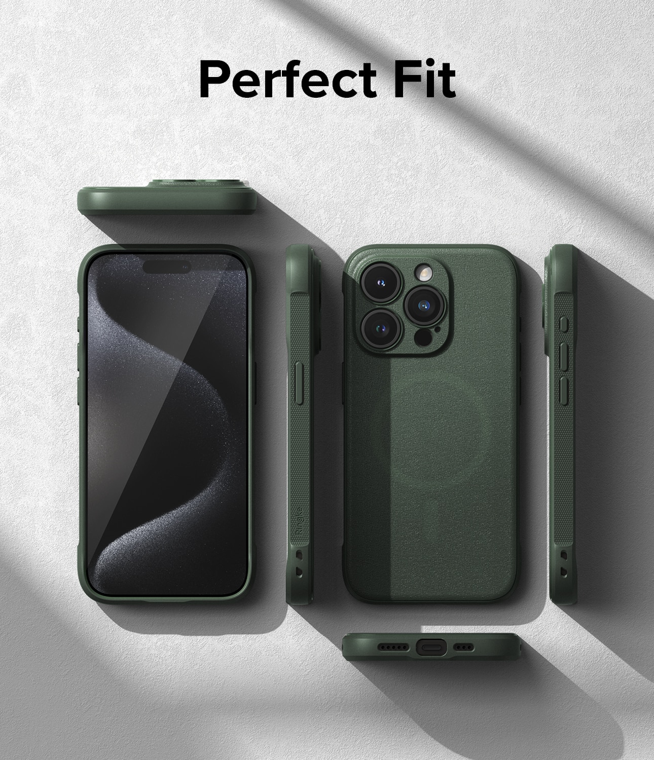 Onyx Magnetic Case iPhone 15 Pro Max Dark Green