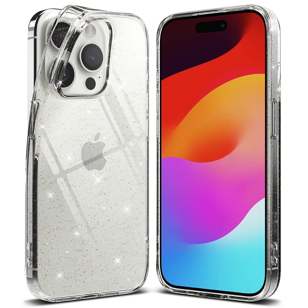 Air Case iPhone 15 Pro Glitter Clear