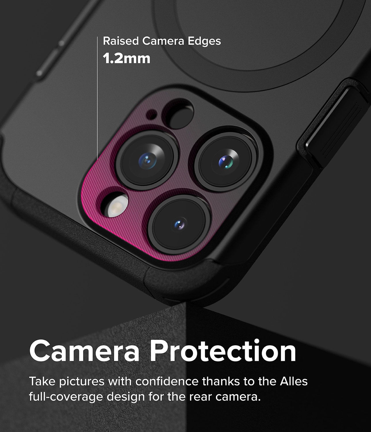 Alles Magnetic Case iPhone 15 Pro svart