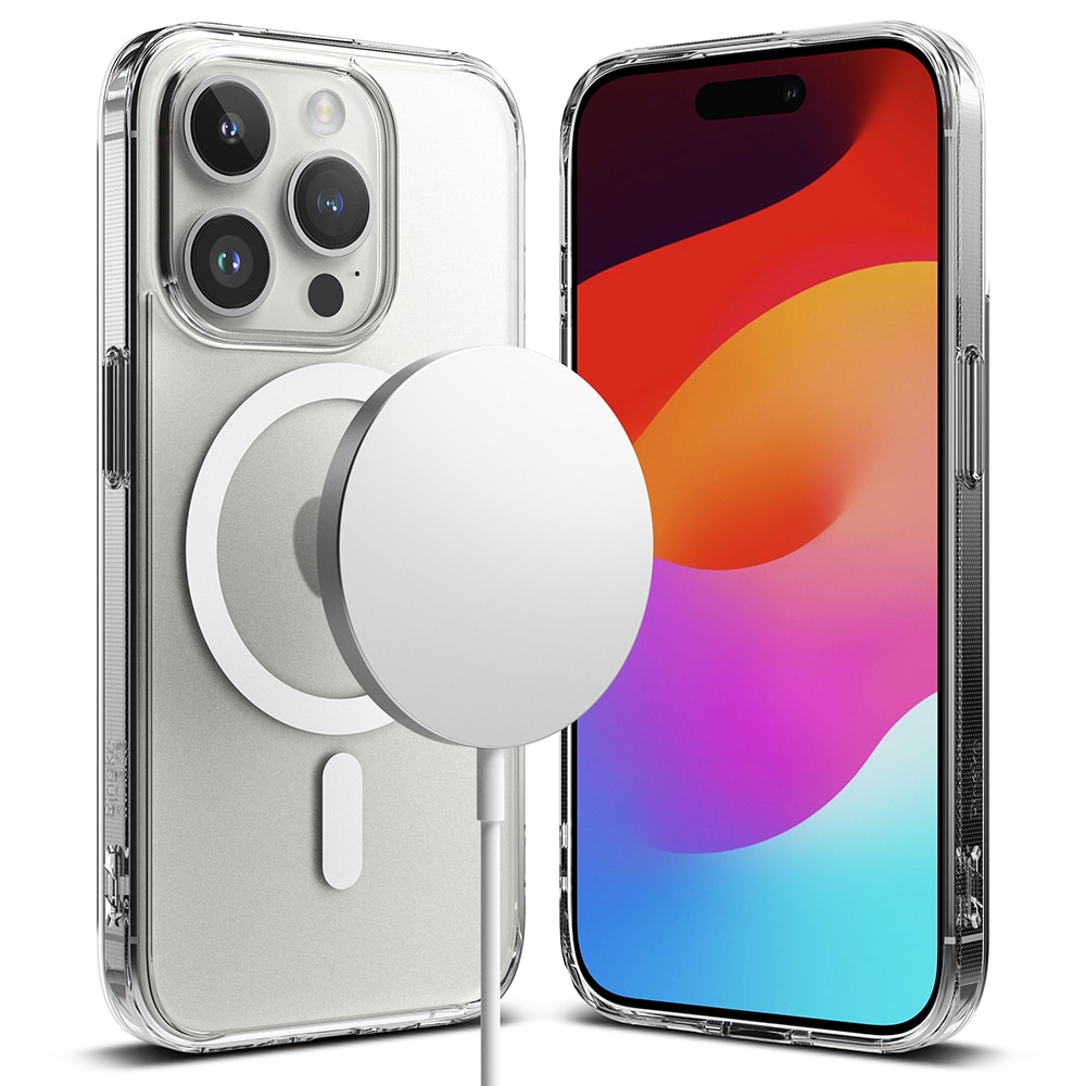 Fusion Magnetic Case iPhone 15 Pro Matt transparent