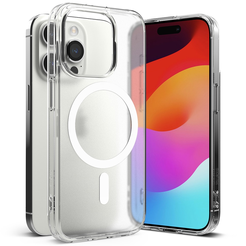 Fusion Magnetic Case iPhone 15 Pro Matt transparent