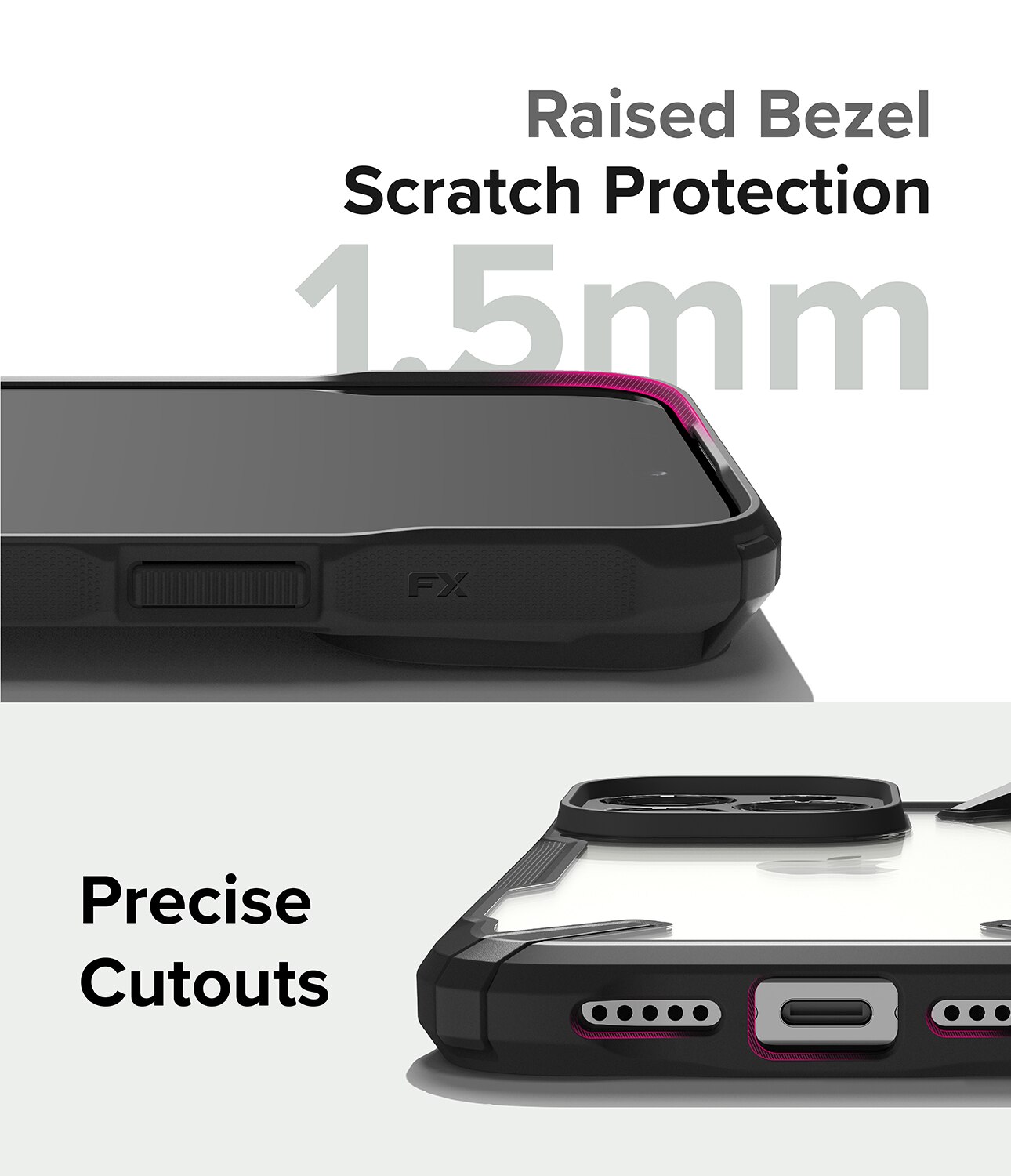 Fusion X Case iPhone 15 Pro Max Black