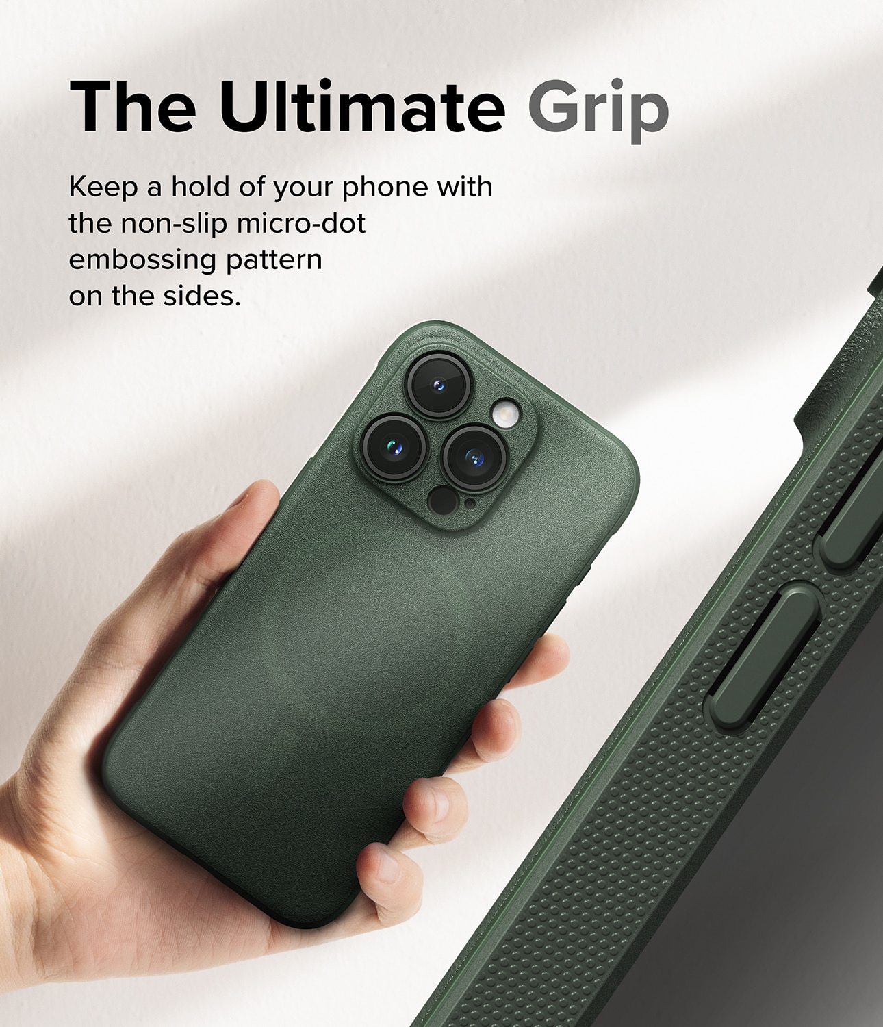 Onyx Magnetic Case iPhone 15 Pro Dark Green