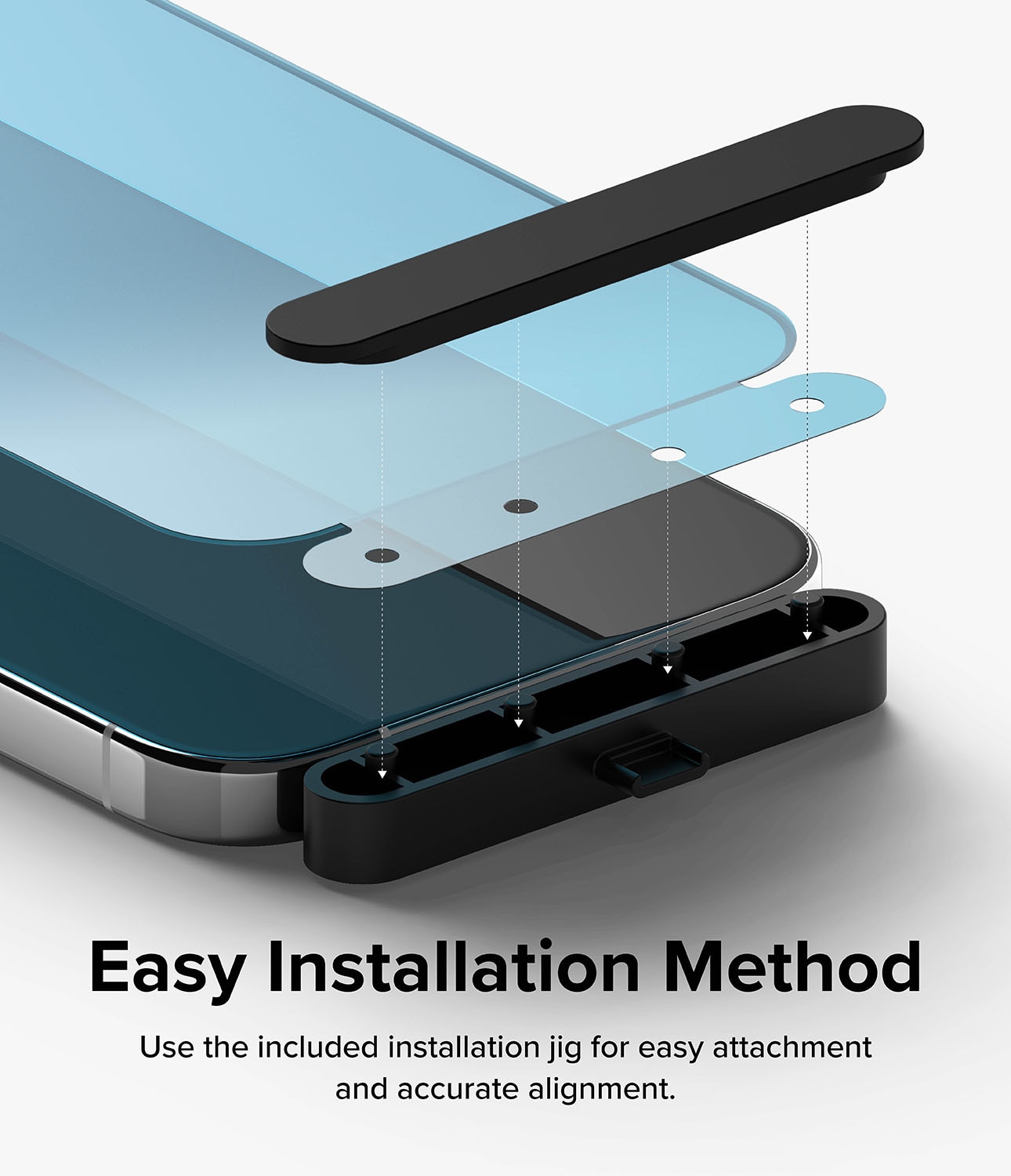 Ringke Easy Slide Glass (2-pack) iPhone 15 Pro