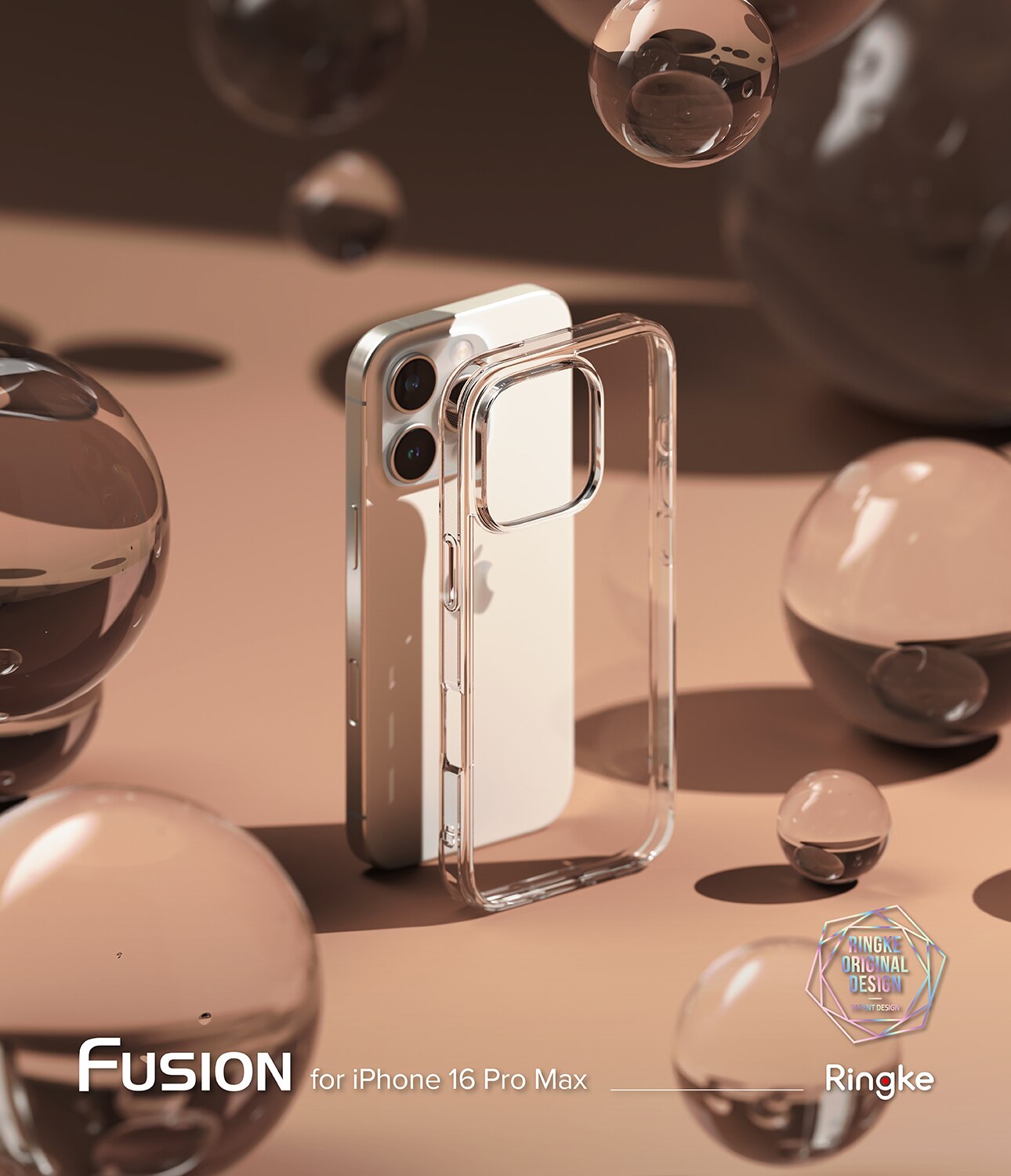 Fusion Case iPhone 16 Pro Max Genomskinlig