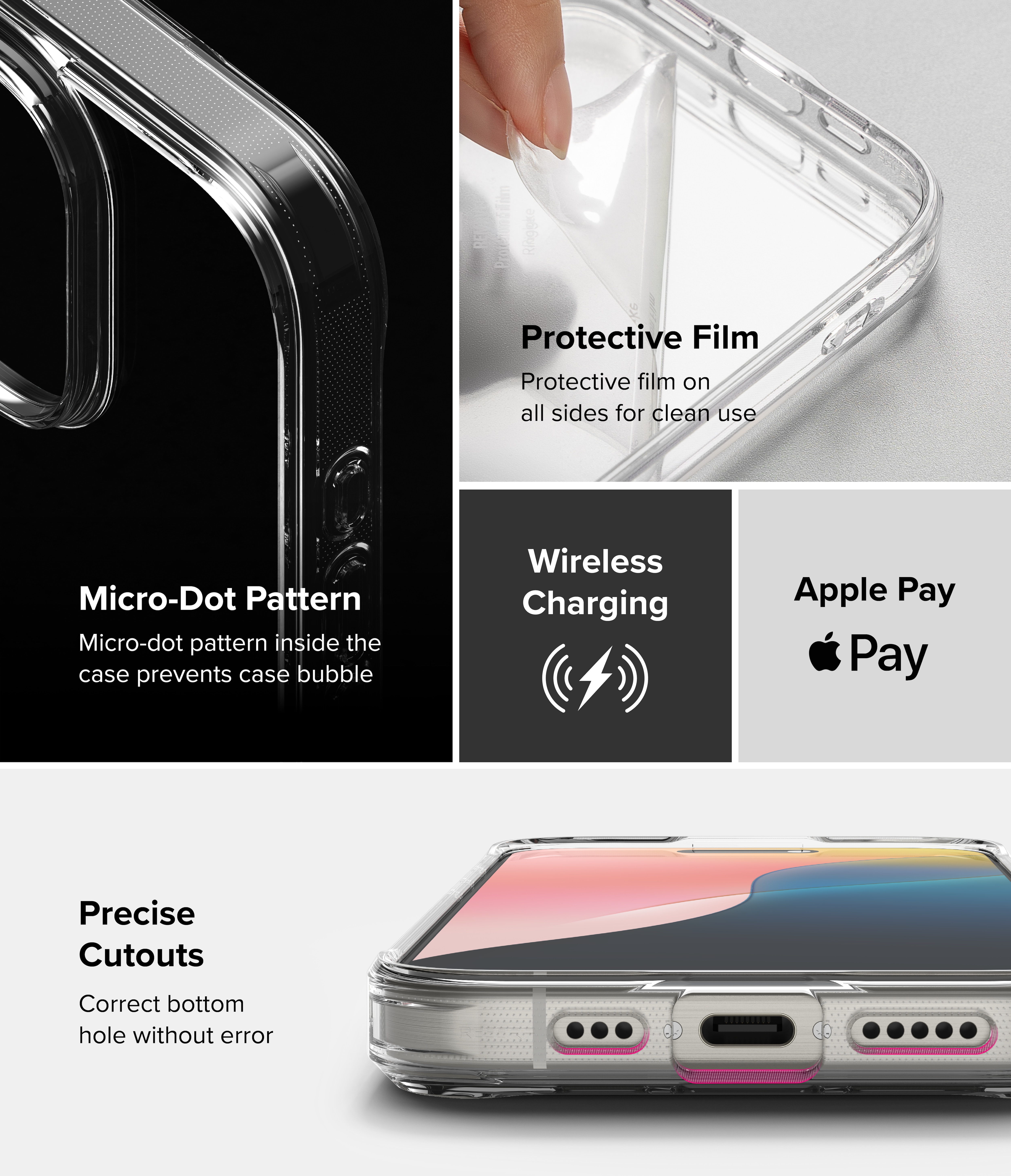 Fusion Case iPhone 16 Pro Max Genomskinlig