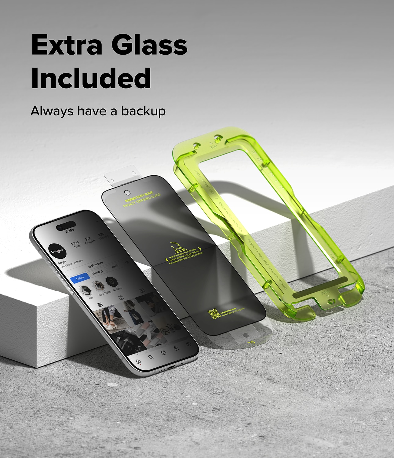 Easy Slide Privacy Glass (2-pack) iPhone 17 Air
