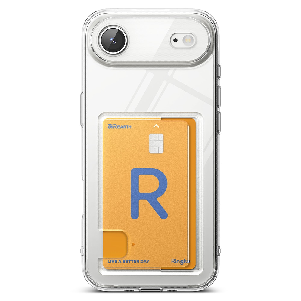 Fusion Card Case iPhone 17 Air Genomskinlig