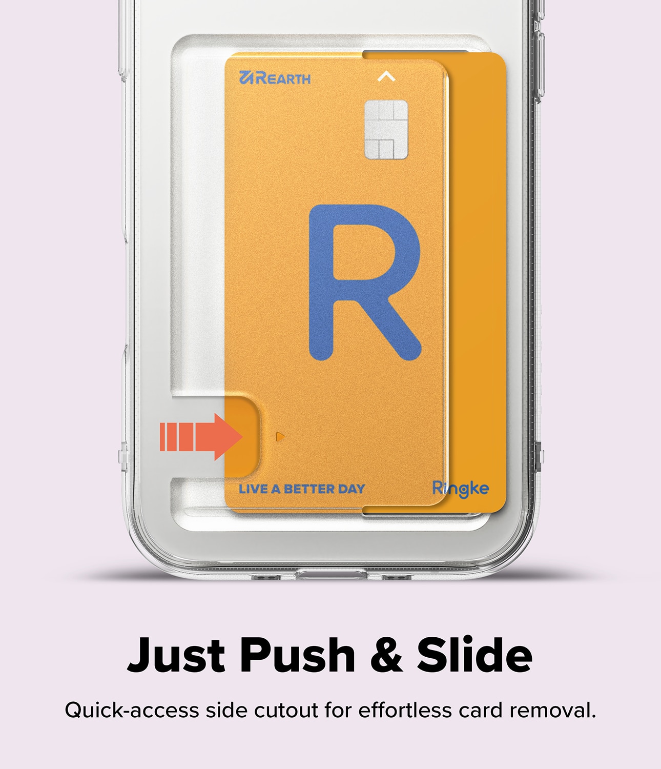 Fusion Card Case iPhone 17 Air Genomskinlig