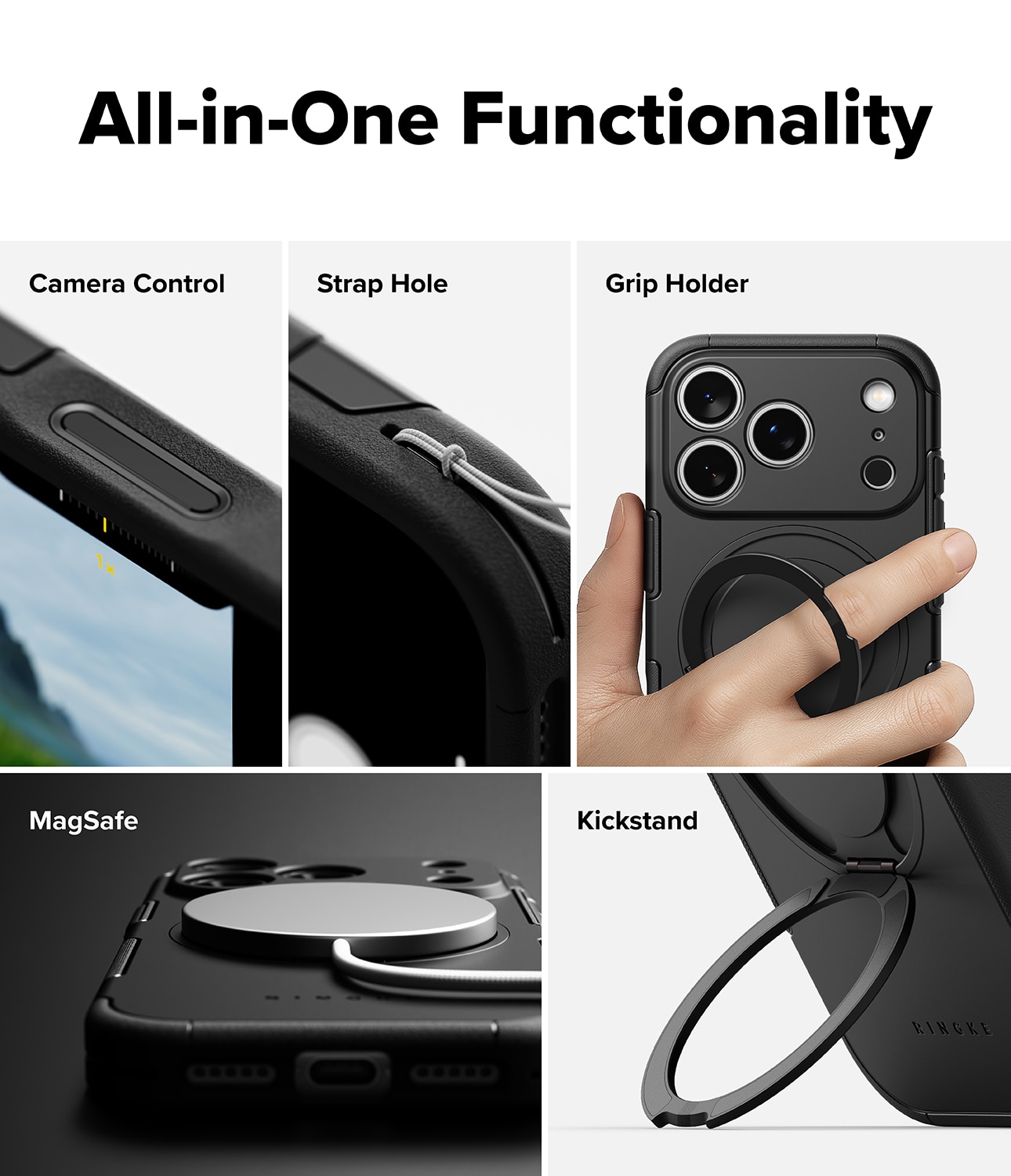 Alles Magnetic Case iPhone 17 Pro Svart