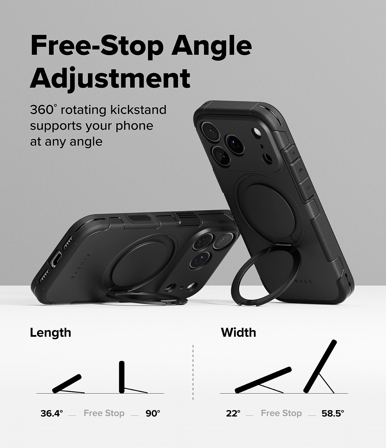 Alles Magnetic Case iPhone 17 Pro Svart