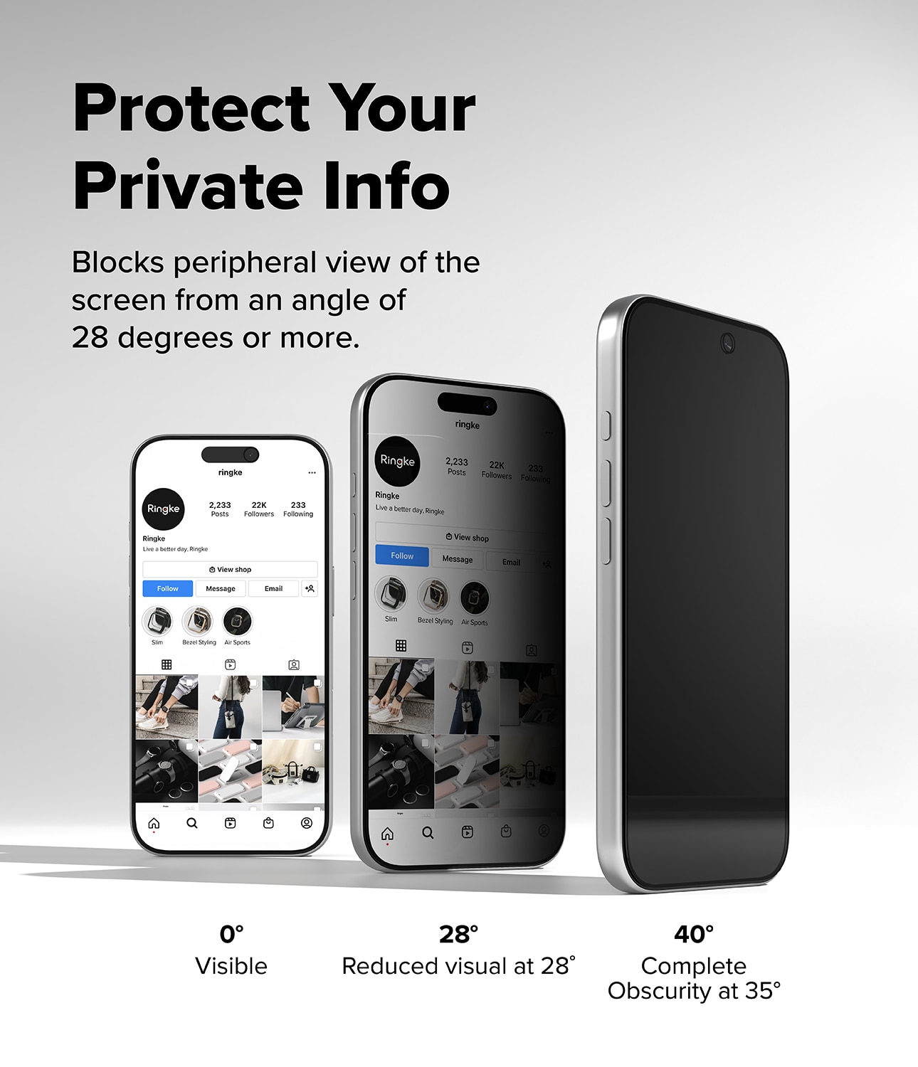 Easy Slide Privacy Glass (2-pack) iPhone 17 Pro Max