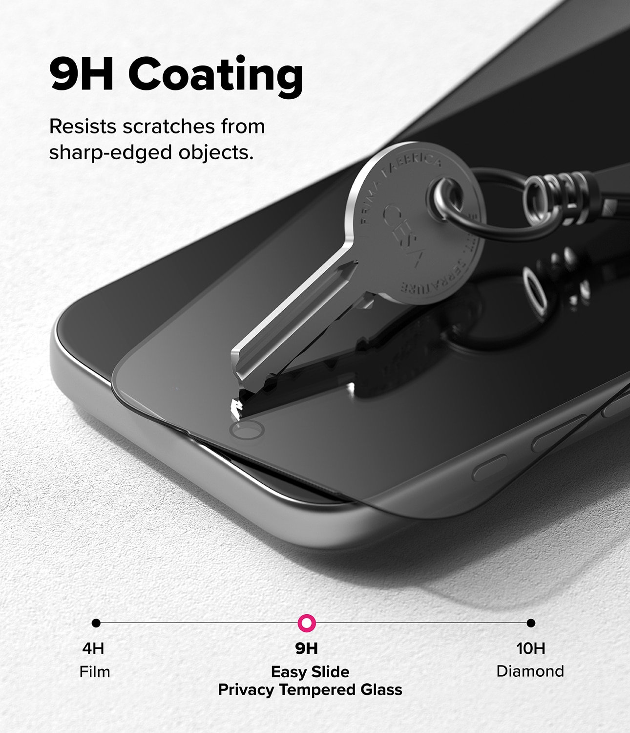 Easy Slide Privacy Glass (2-pack) iPhone 17 Pro Max