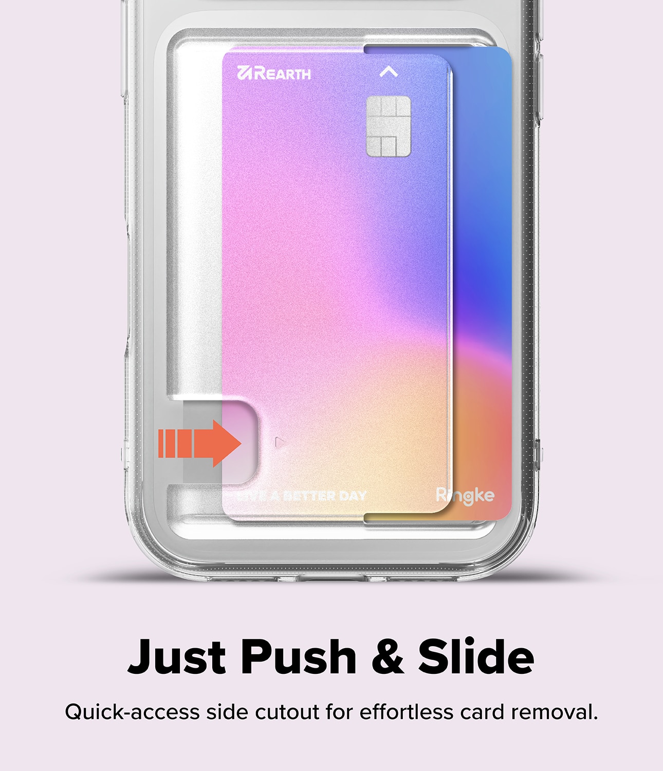 Fusion Card Case iPhone 17 Pro Max Genomskinlig