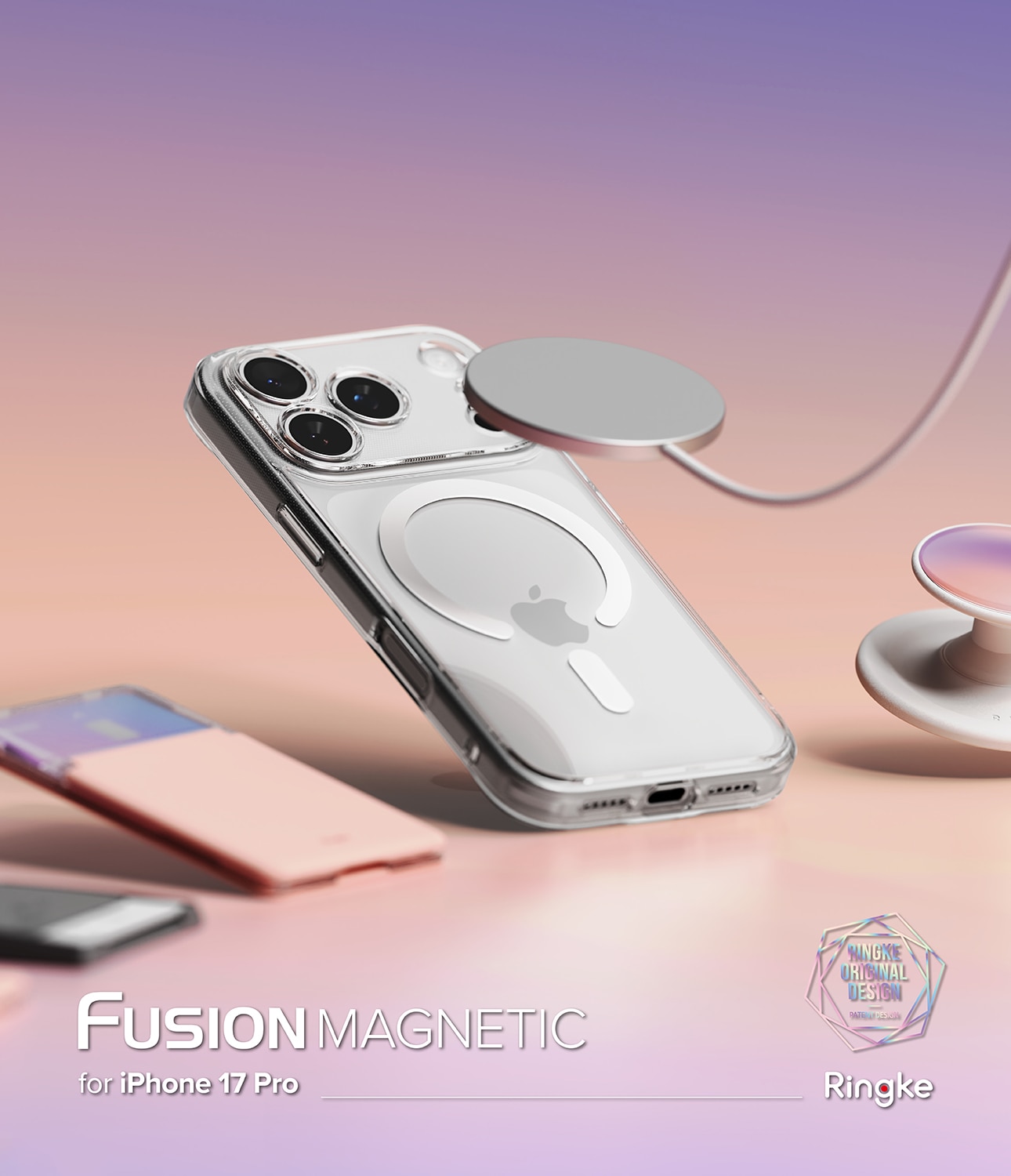 Fusion Magnetic Case iPhone 17 Pro Max Genomskinlig