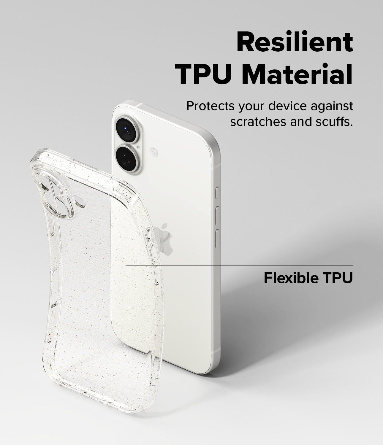 Air Case iPhone 17 Glitter Clear