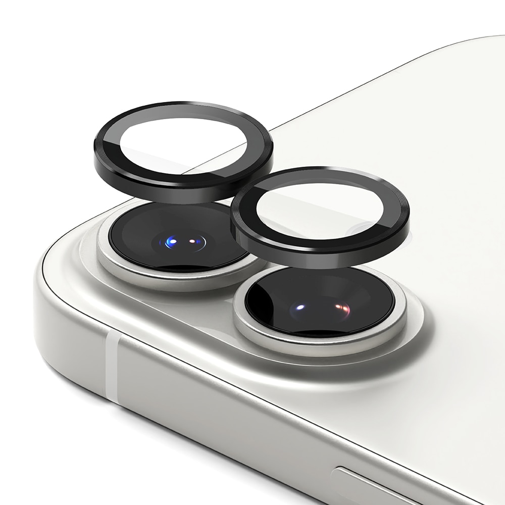 Camera Lens Frame Glass (2-pack) iPhone 17 Black