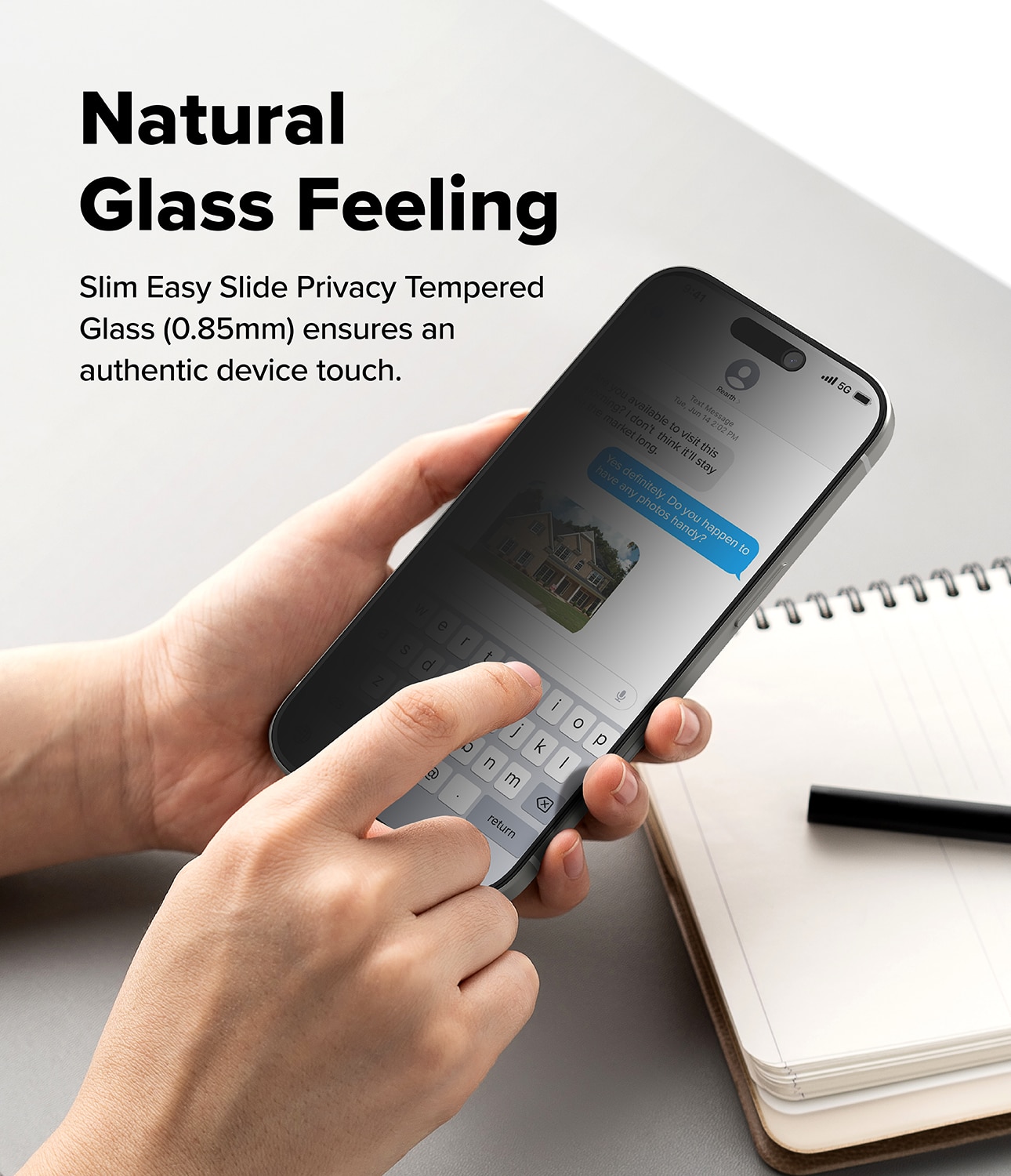 Easy Slide Privacy Glass (2-pack) iPhone 17