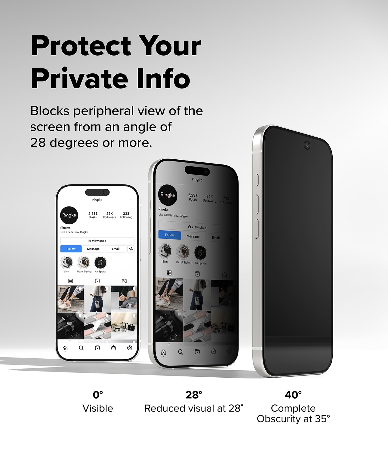 Easy Slide Privacy Glass (2-pack) iPhone 17