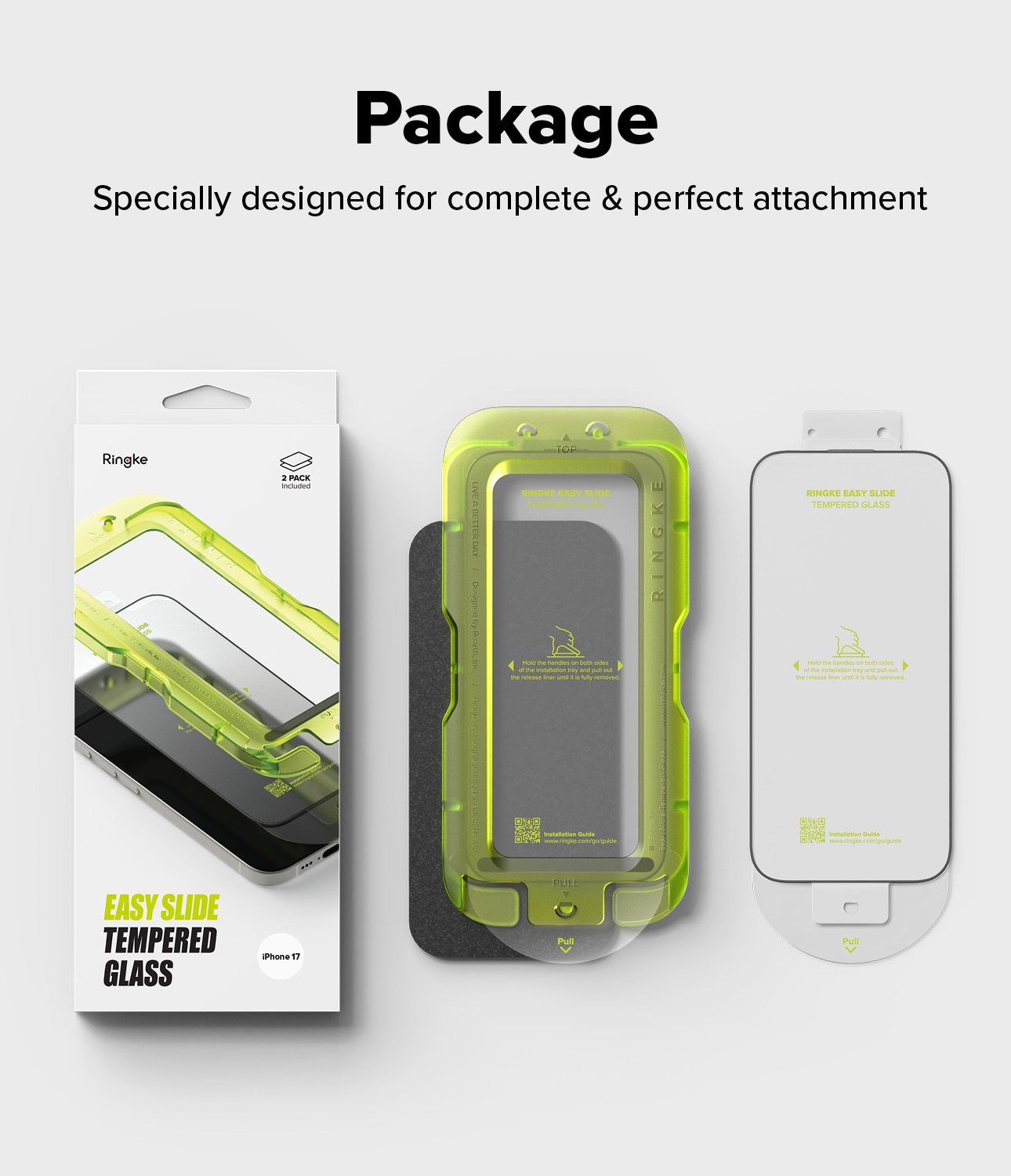 Easy Slide Glass (2-pack) iPhone 17