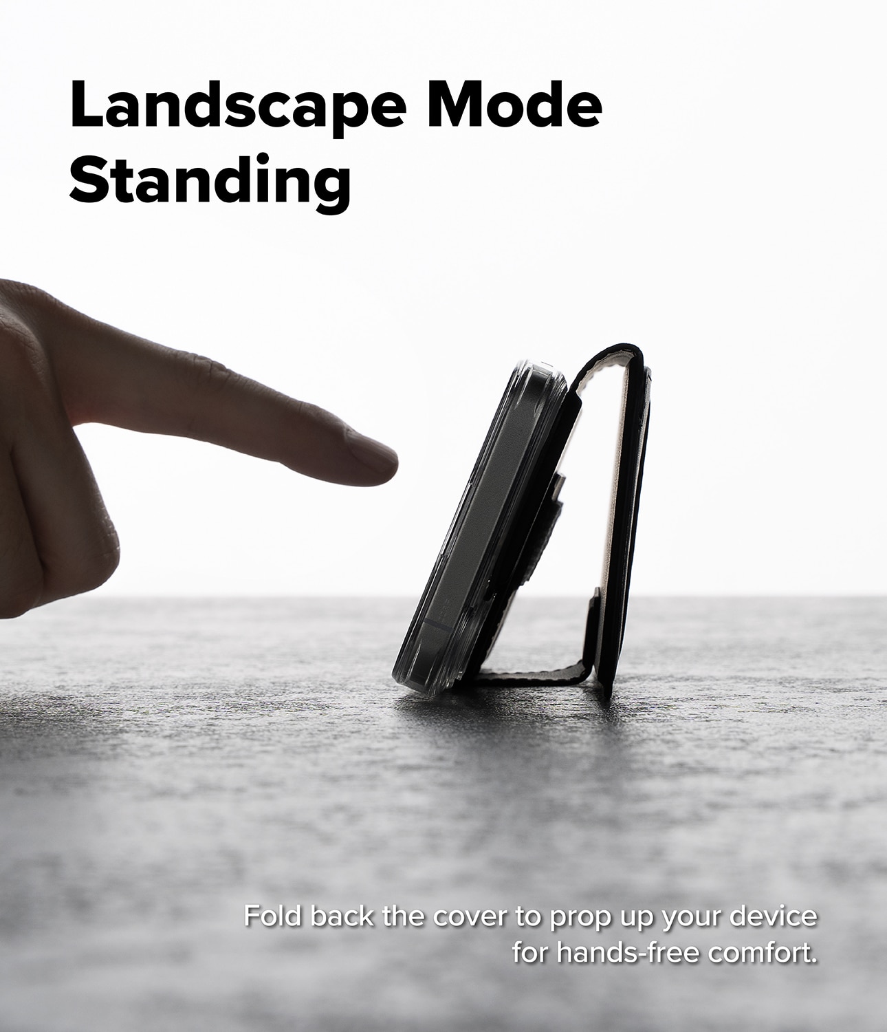Folio Grip Wallet Magnetic iPhone 17 Black