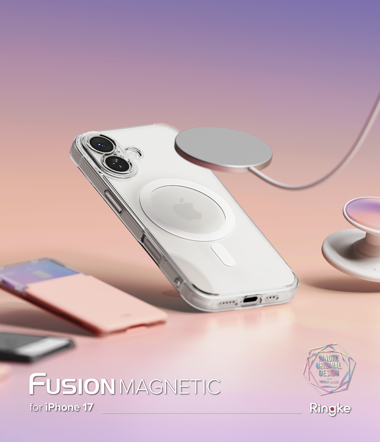 Fusion Magnetic Case iPhone 17 Genomskinlig
