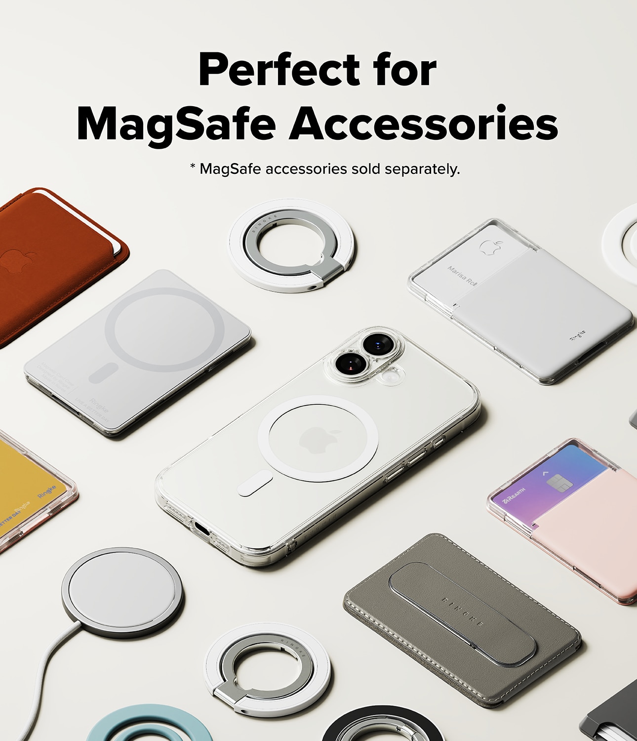 Fusion Magnetic Case iPhone 17 Genomskinlig