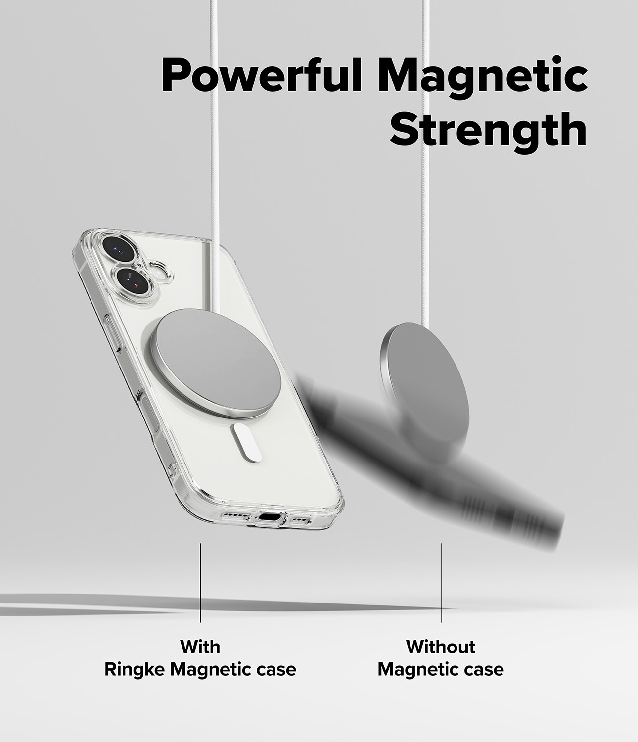 Fusion Magnetic Case iPhone 17 Genomskinlig