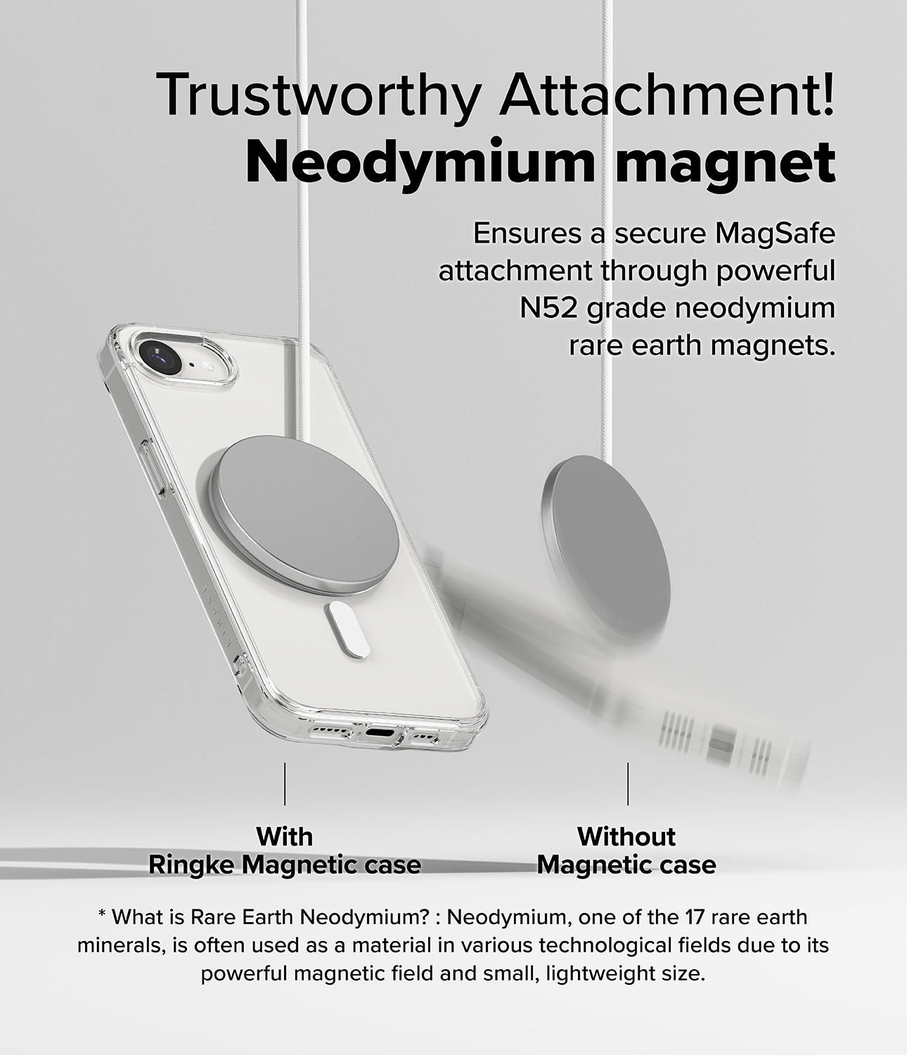 Fusion Magnetic Case iPhone 16e Clear
