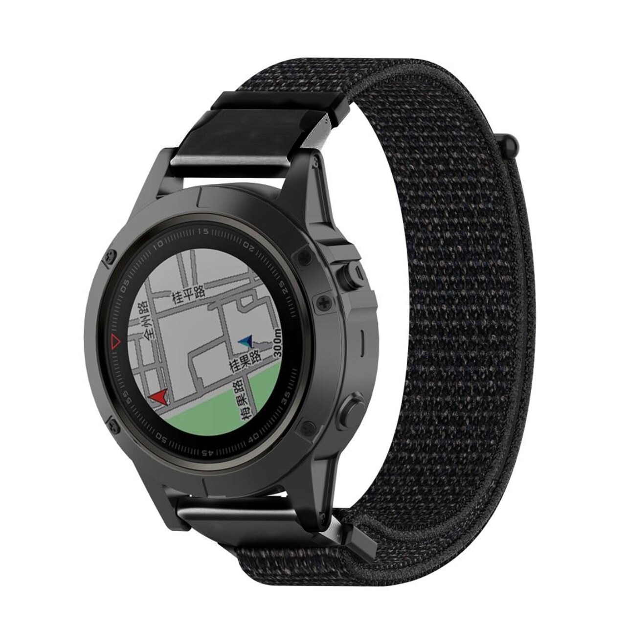 Nylonarmband Garmin Fenix 7X svart